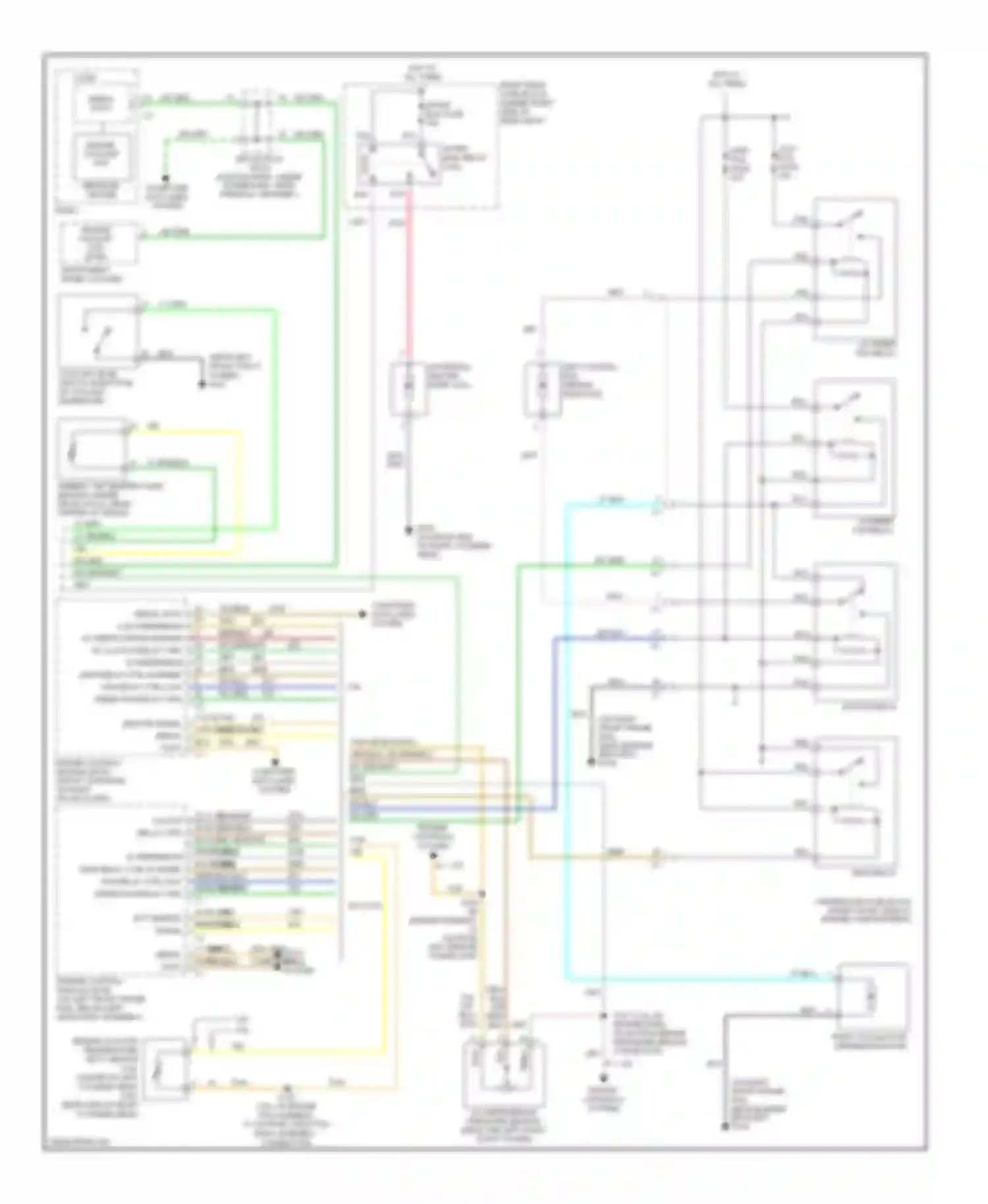 Wiring diagram (or (or for Cadillac STS I (2004-2007) (1 of 2)