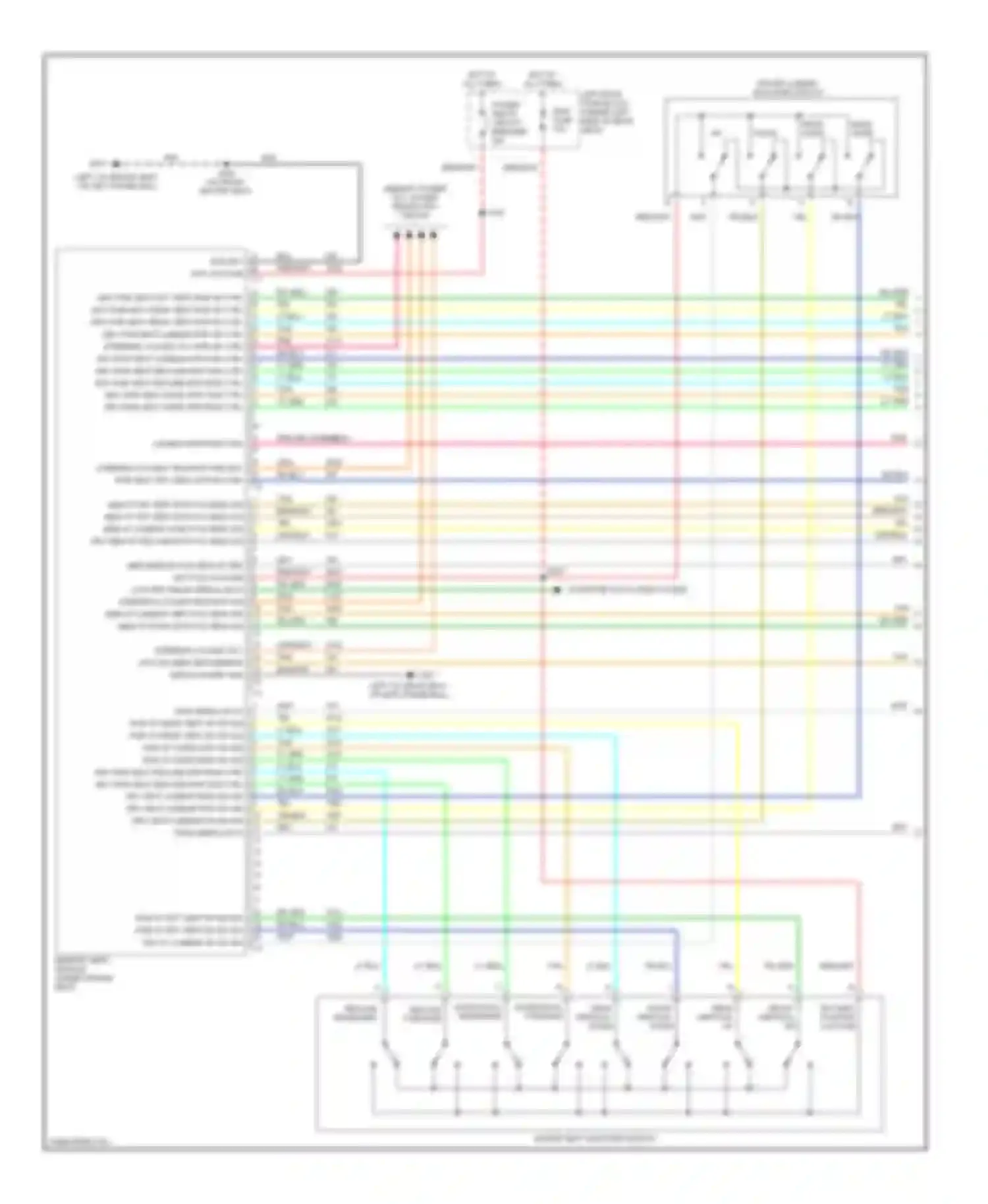 Wiring diagram org/wht for Cadillac STS I (2004-2007) (2 of 7)