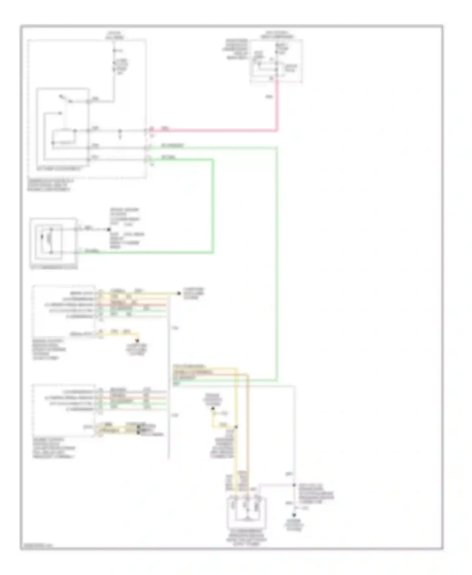 Wiring diagram red for Cadillac STS I (2004-2007) (5 of 41)