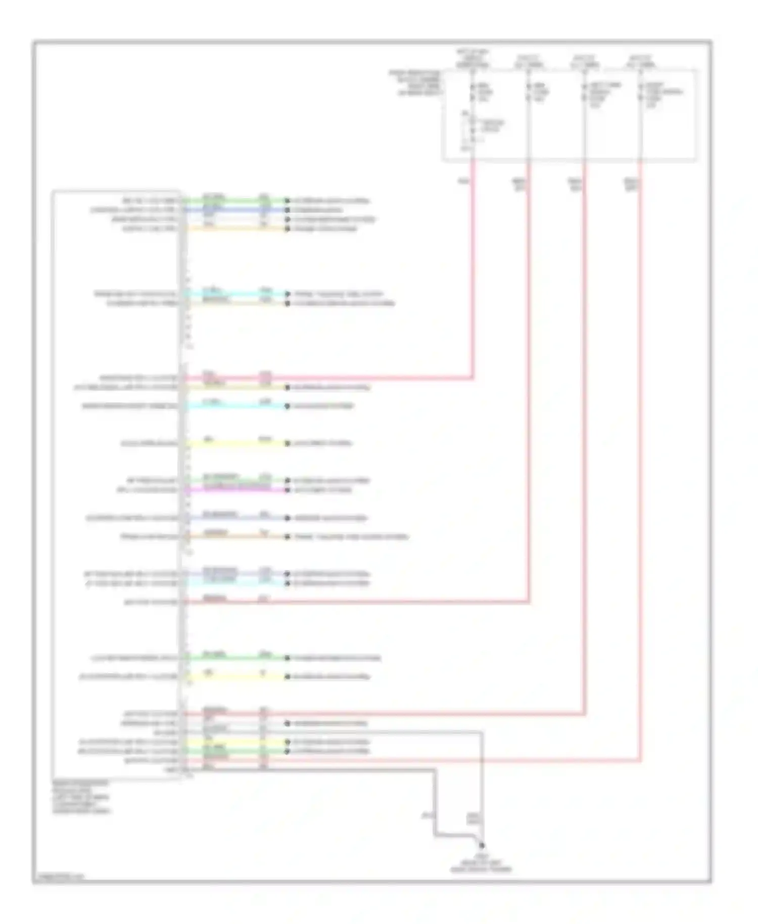 Wiring diagram red/wht for Cadillac STS I (2004-2007) (6 of 45)
