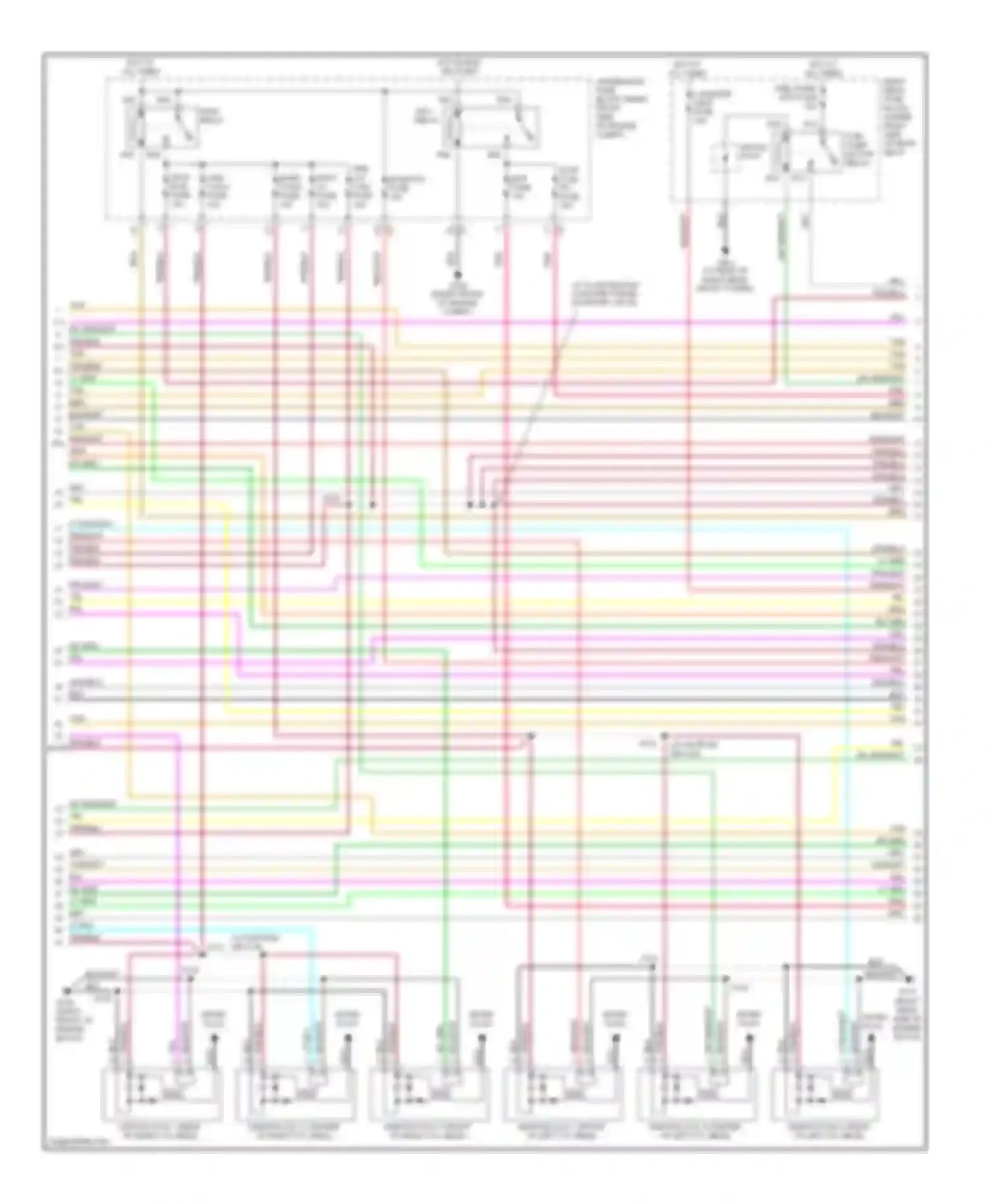 Wiring diagram splice pack for Cadillac STS I (2004-2007) (9 of 30)