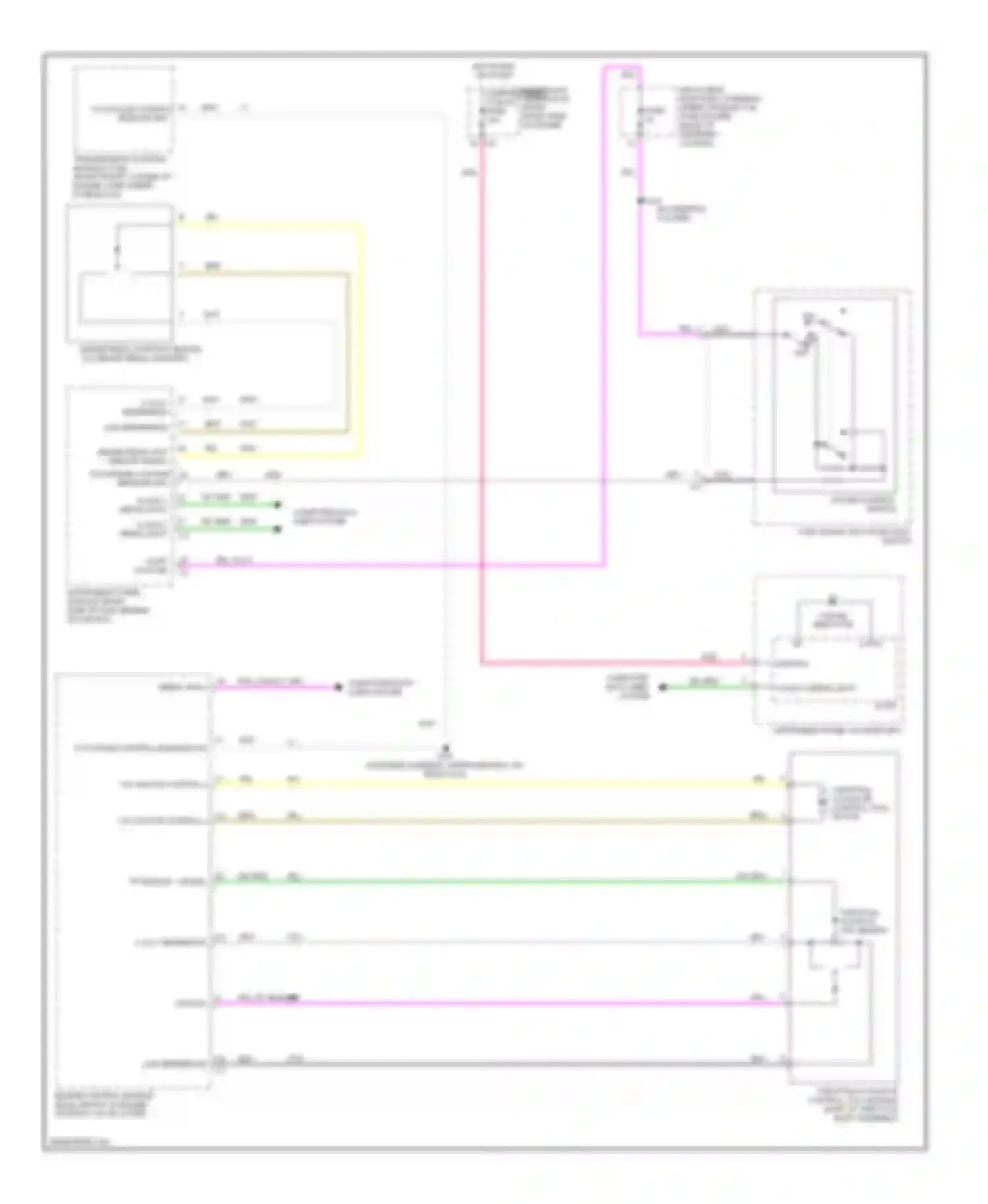 Wiring diagram tac motor control-2 for Cadillac STS I (2004-2007) (1 of 2)