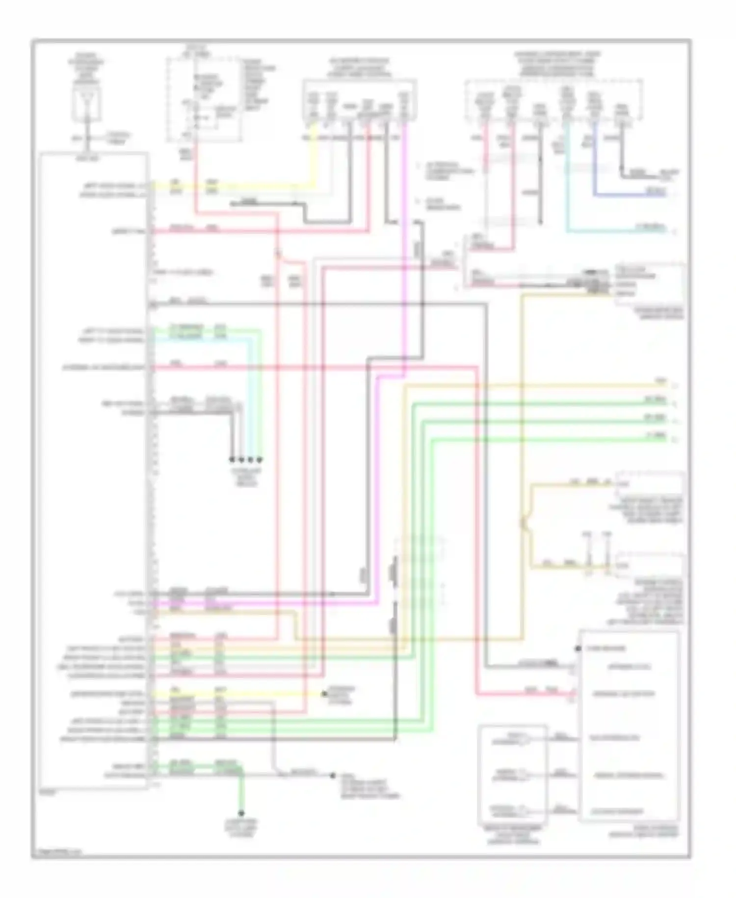 Wiring diagram tan for Cadillac STS I (2004-2007) (38 of 51)