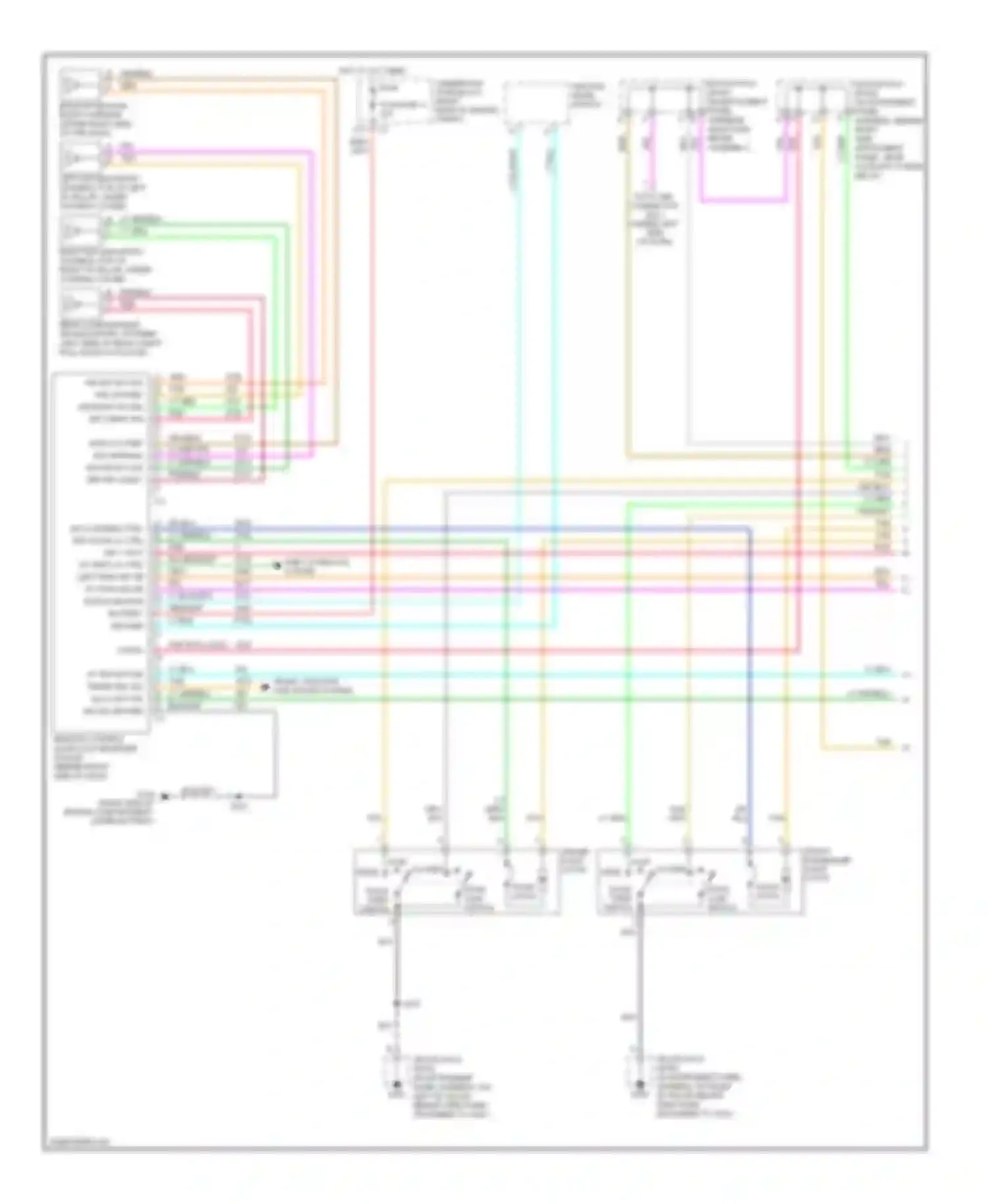 XLR Cadillac I (2003-2009): Anti-theft circuit (1 of 2)