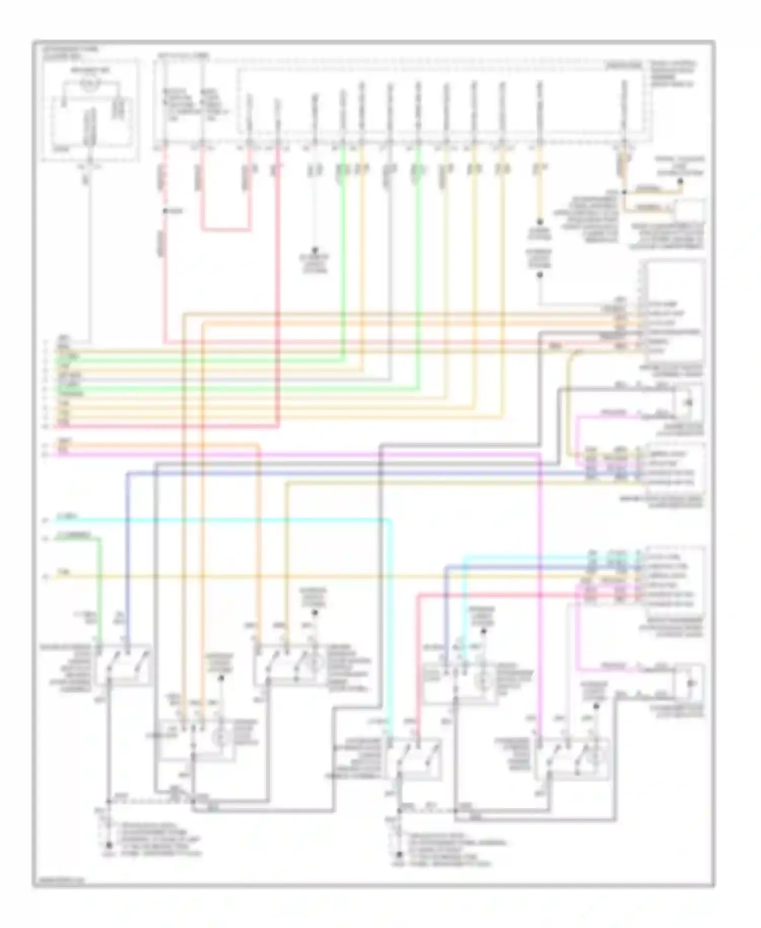 XLR Cadillac I (2003-2009): Anti-theft circuit (2 of 2)
