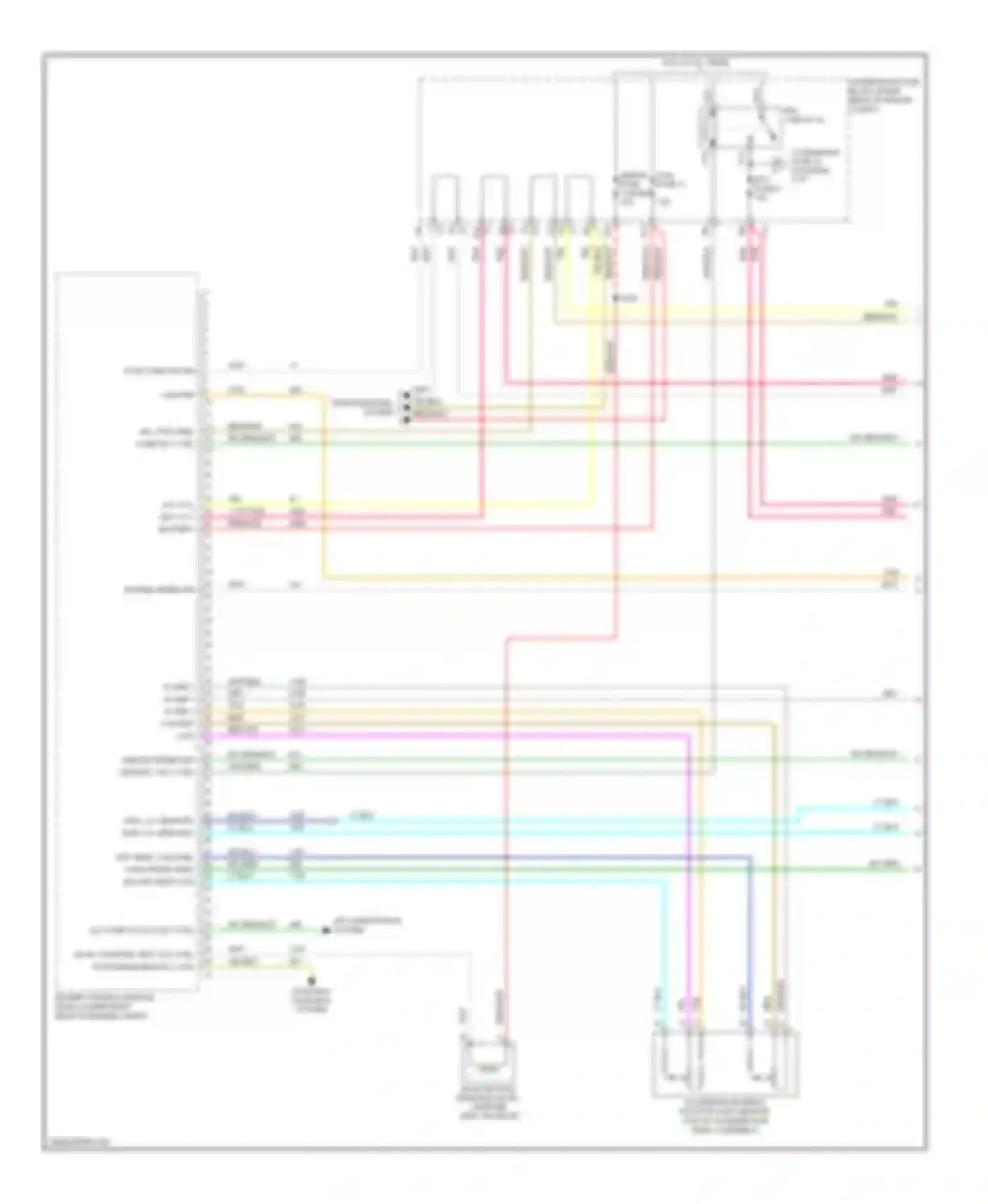 XLR Cadillac I (2003-2009): Wiring diagram engine performance 4.6l vin a (1 of 6)