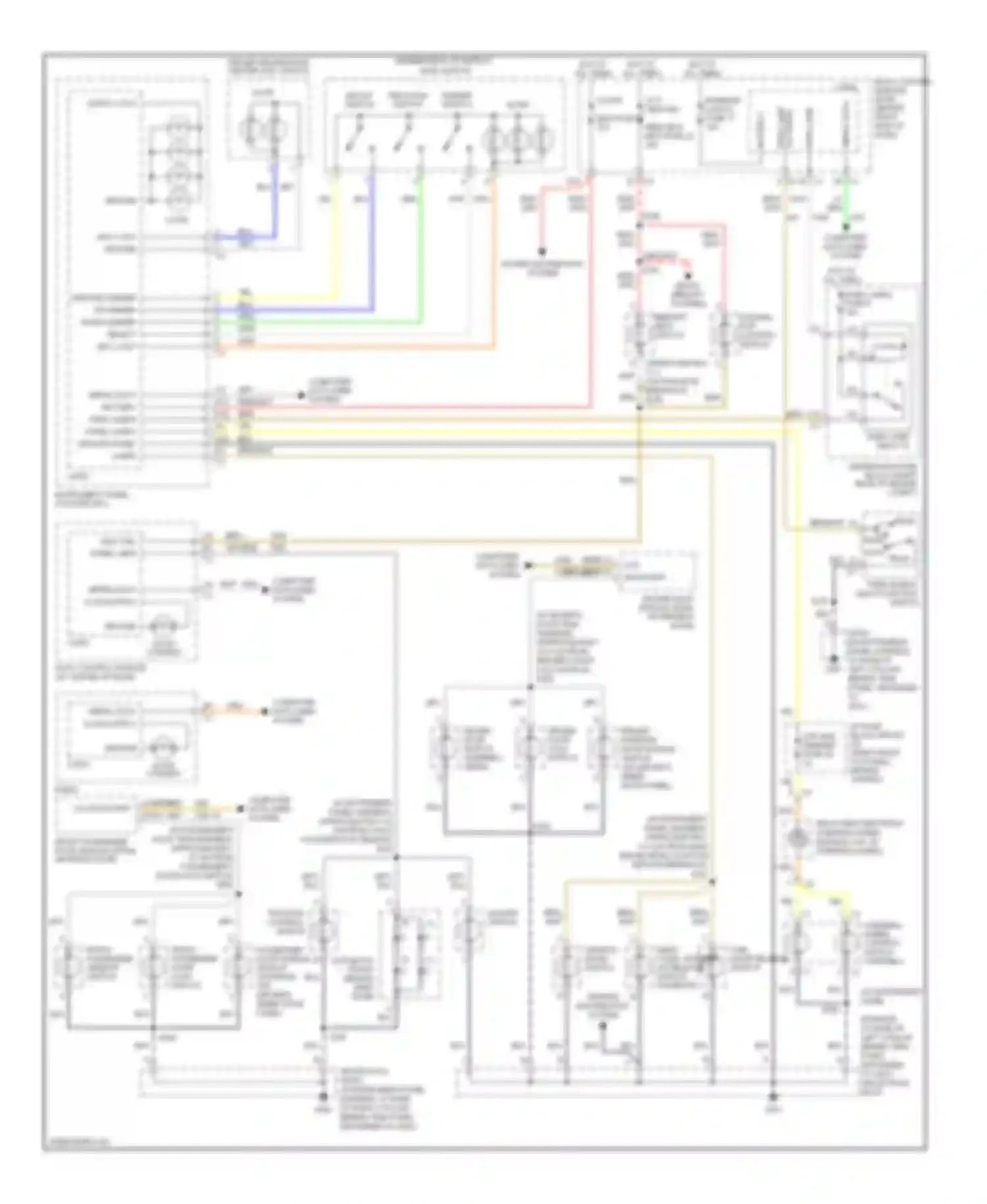 XLR Cadillac I (2003-2009): Instrument illumination circuit