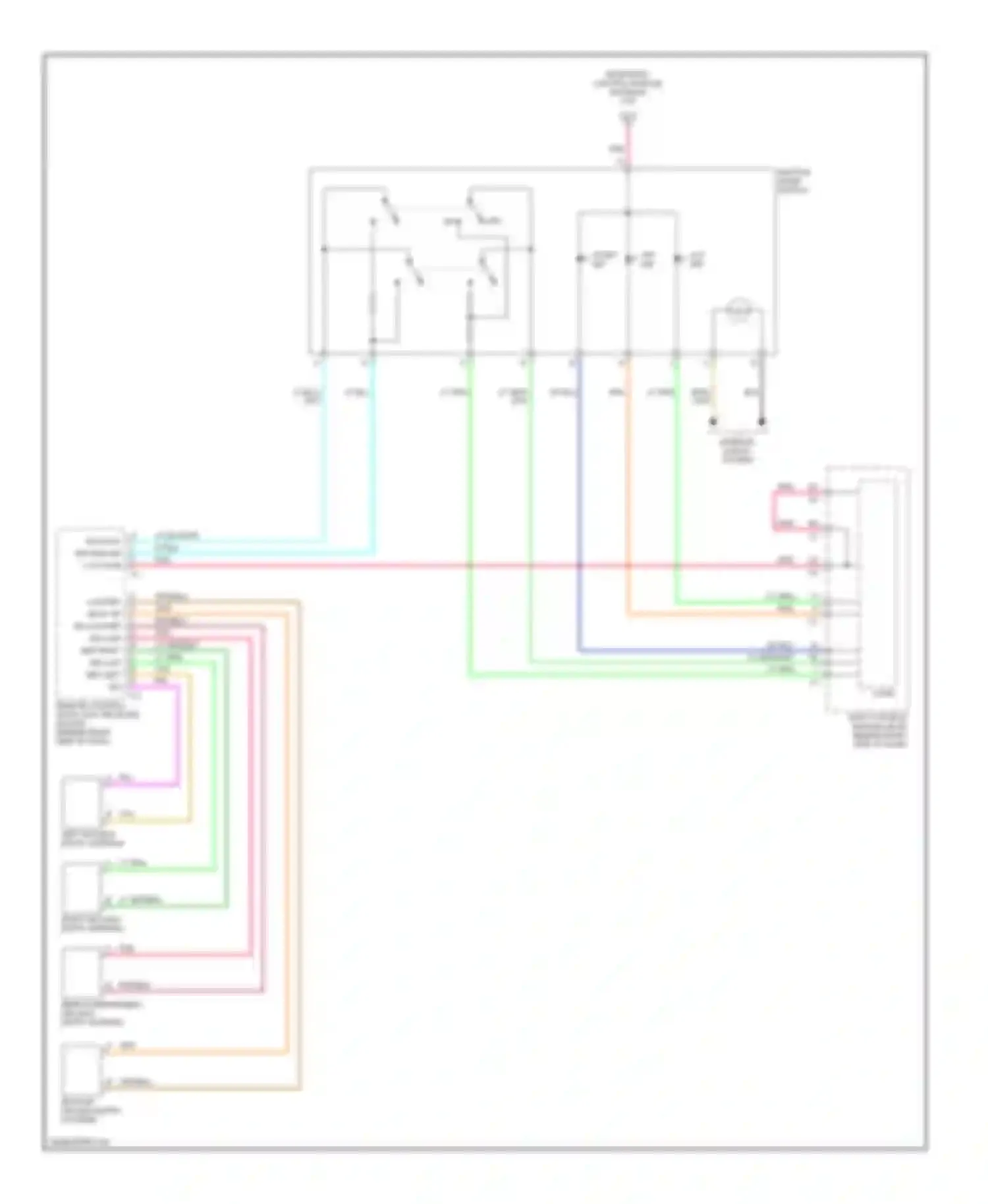 XLR Cadillac I (2003-2009): Power distribution circuit (4 of 4)