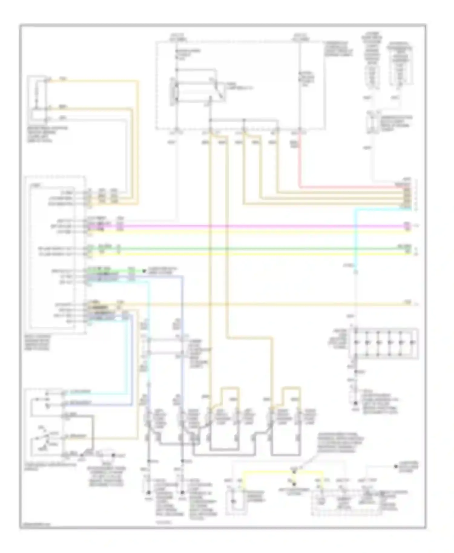 Wiring diagram automatic transmission for Cadillac XLR I (2003-2009) (6 of 8)