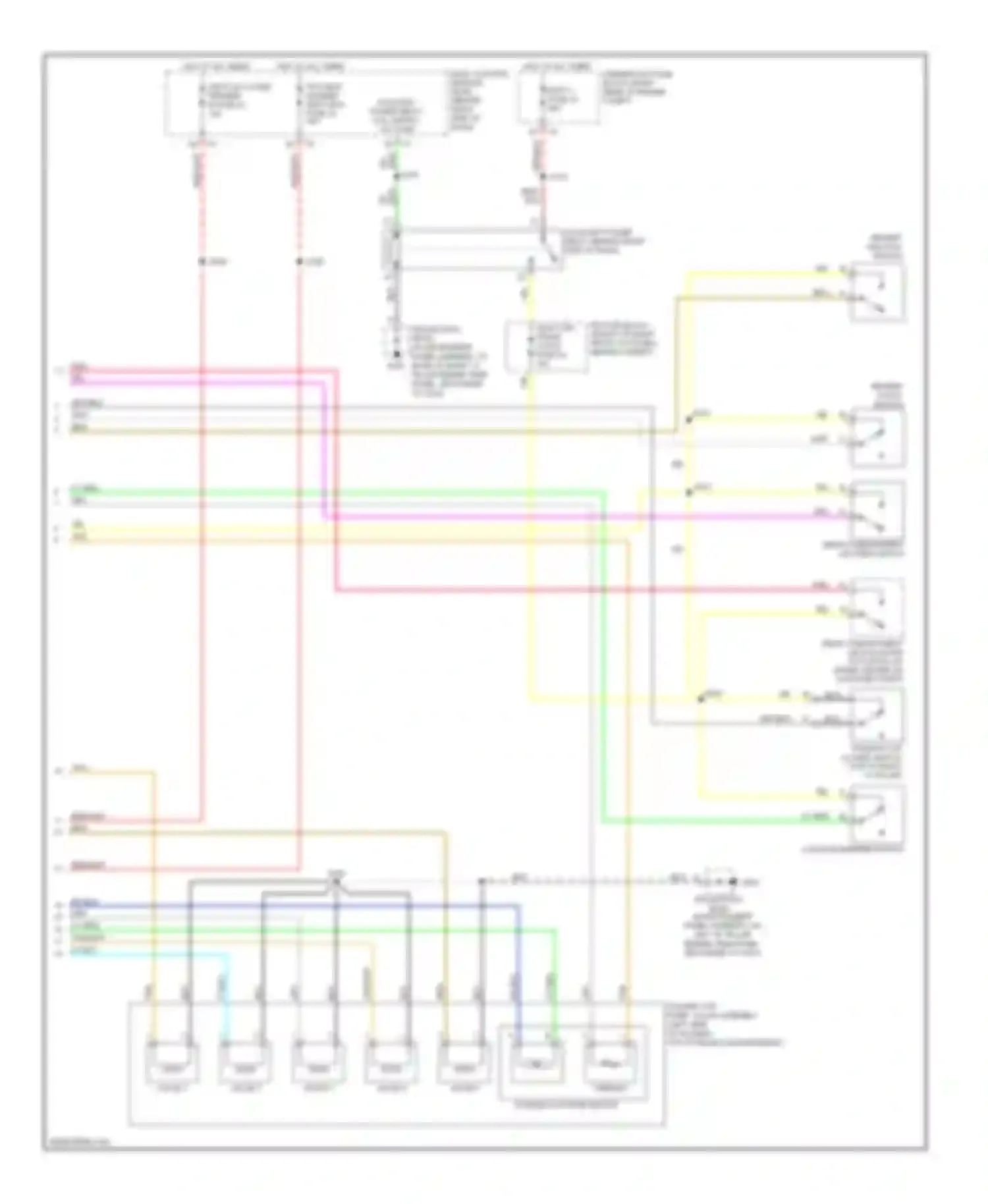 Wiring diagram brn for Cadillac XLR I (2003-2009) (39 of 46)