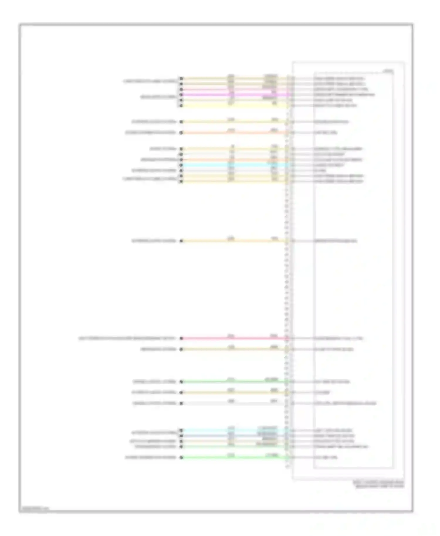 Wiring diagram brn/wht for Cadillac XLR I (2003-2009) (3 of 25)