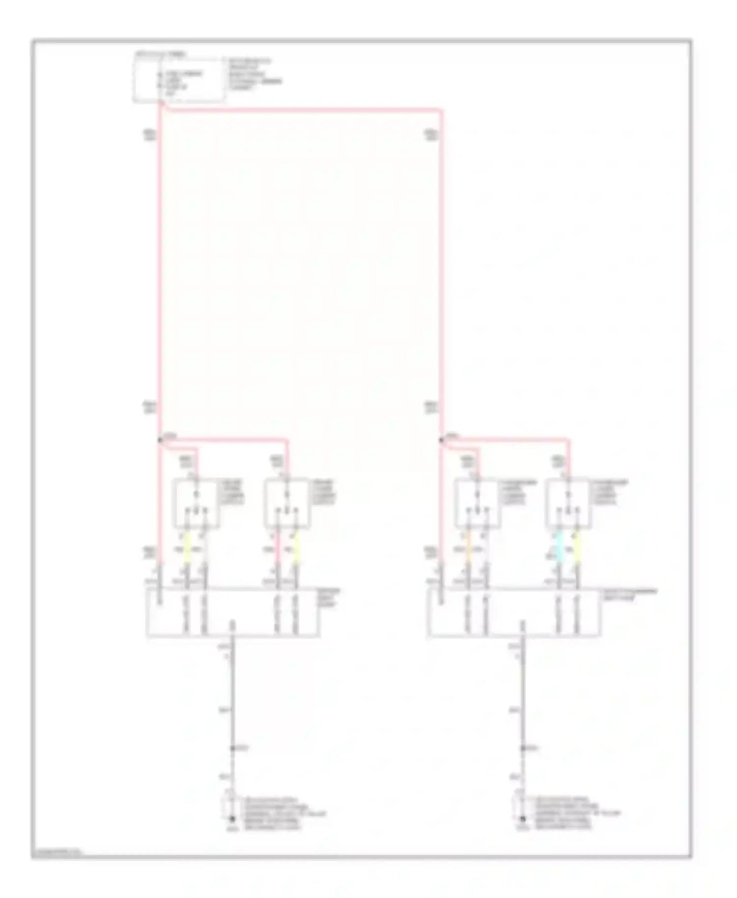 Wiring diagram deflate ctrl for Cadillac XLR I (2003-2009) (1 of 1)