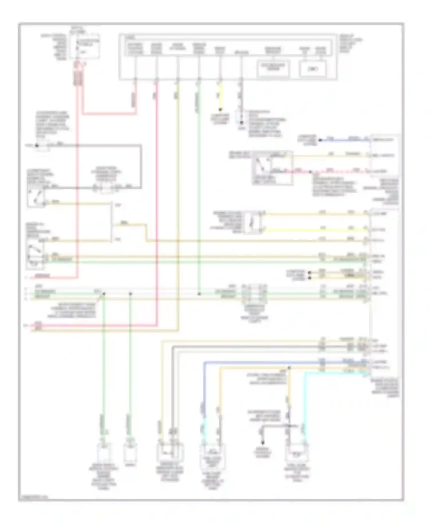 Wiring diagram engine controls system for Cadillac XLR I (2003-2009) (2 of 2)