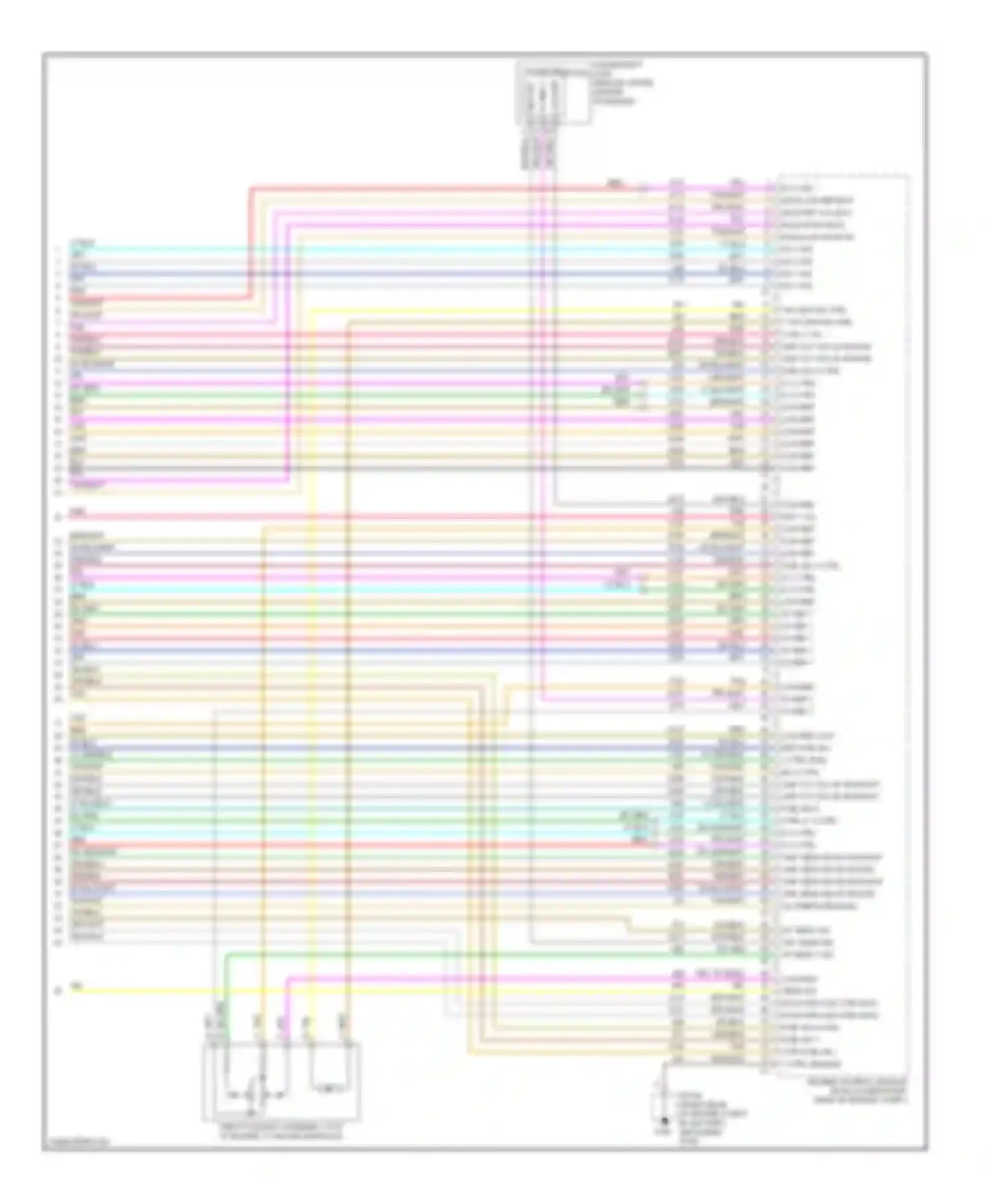 Wiring diagram gry/wht for Cadillac XLR I (2003-2009) (6 of 6)
