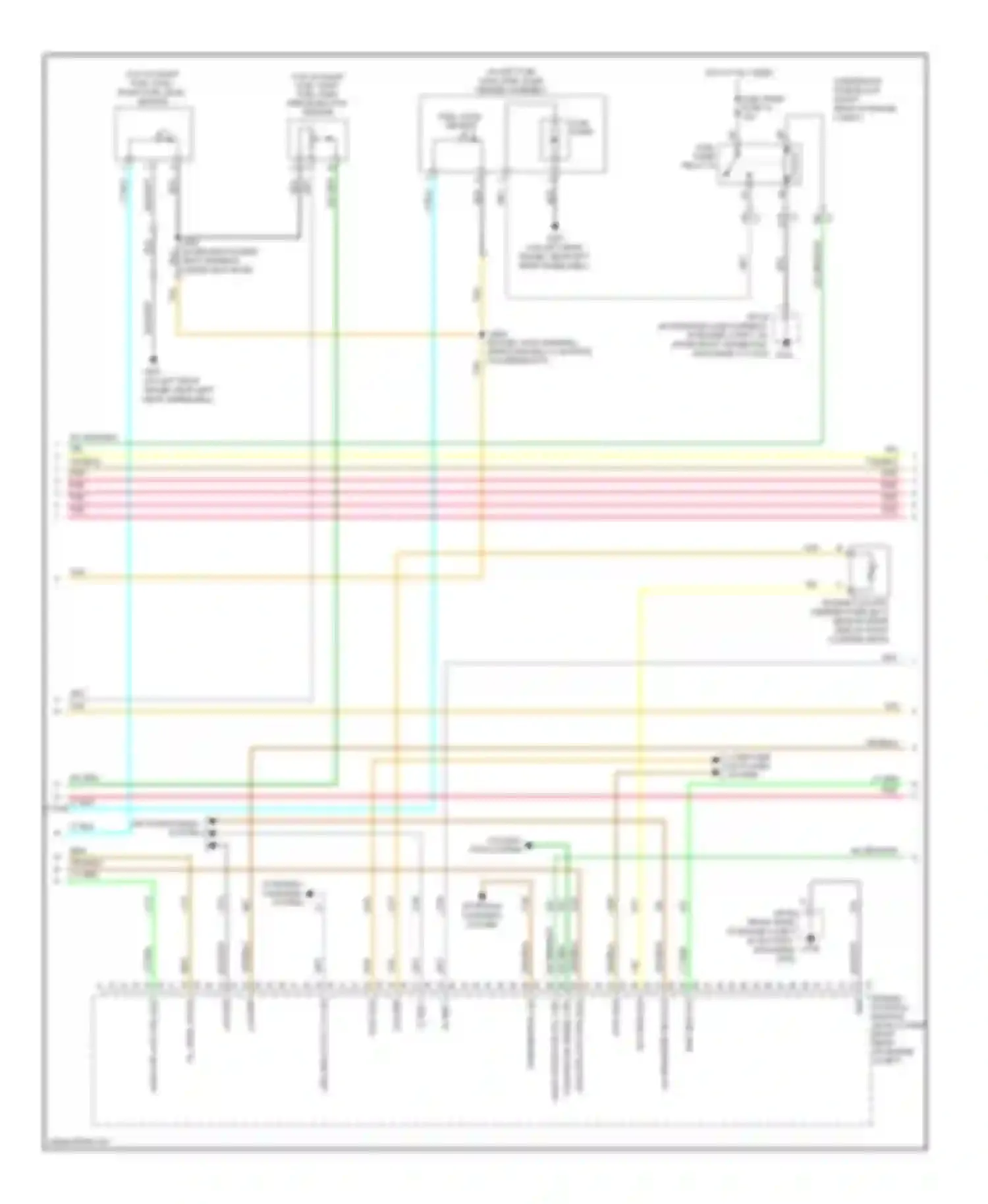 Wiring diagram map sens sig for Cadillac XLR I (2003-2009) (1 of 1)