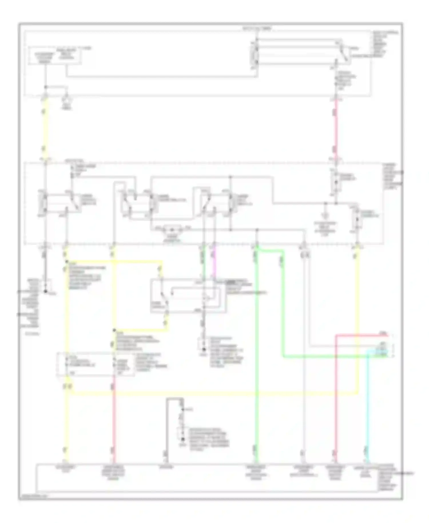 Wiring diagram outside moisture sensor windshield wiper switch low signal for Cadillac XLR I (2003-2009) (1 of 1)