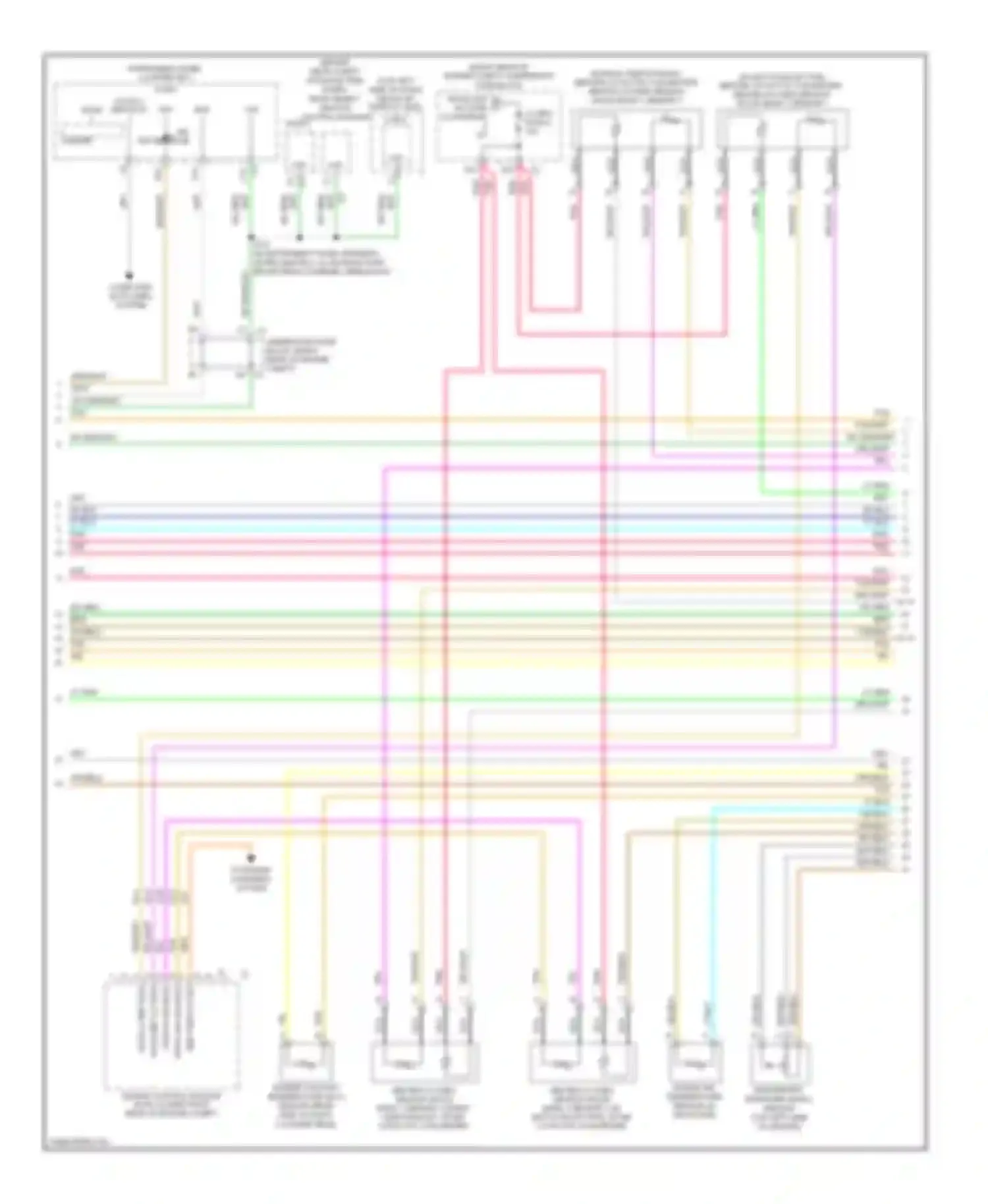 Wiring diagram pnk pnk for Cadillac XLR I (2003-2009) (9 of 13)