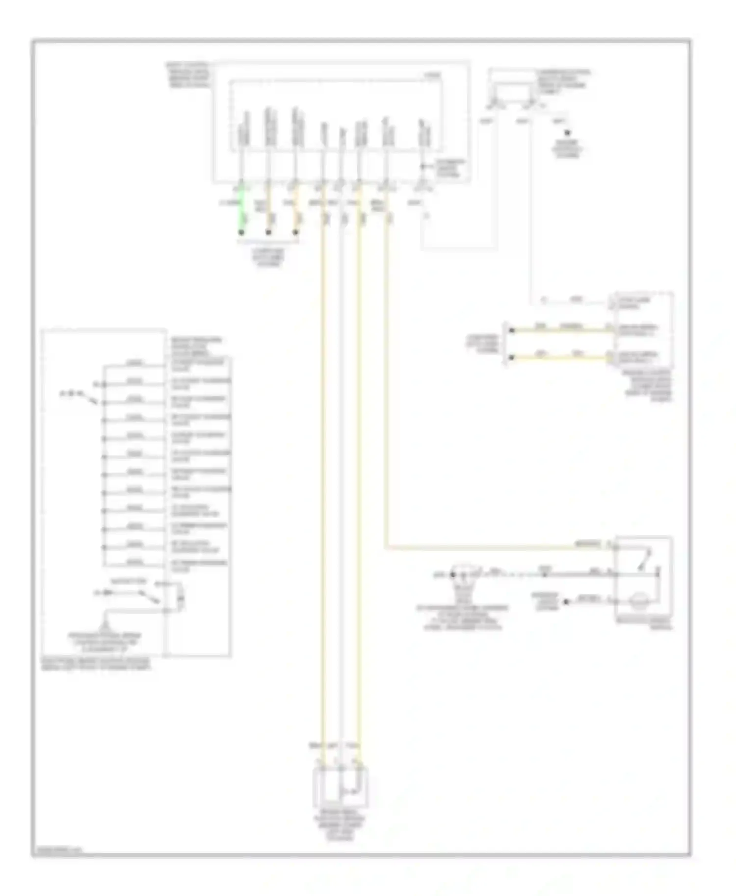 Wiring diagram splice pack for Cadillac XLR I (2003-2009) (2 of 23)