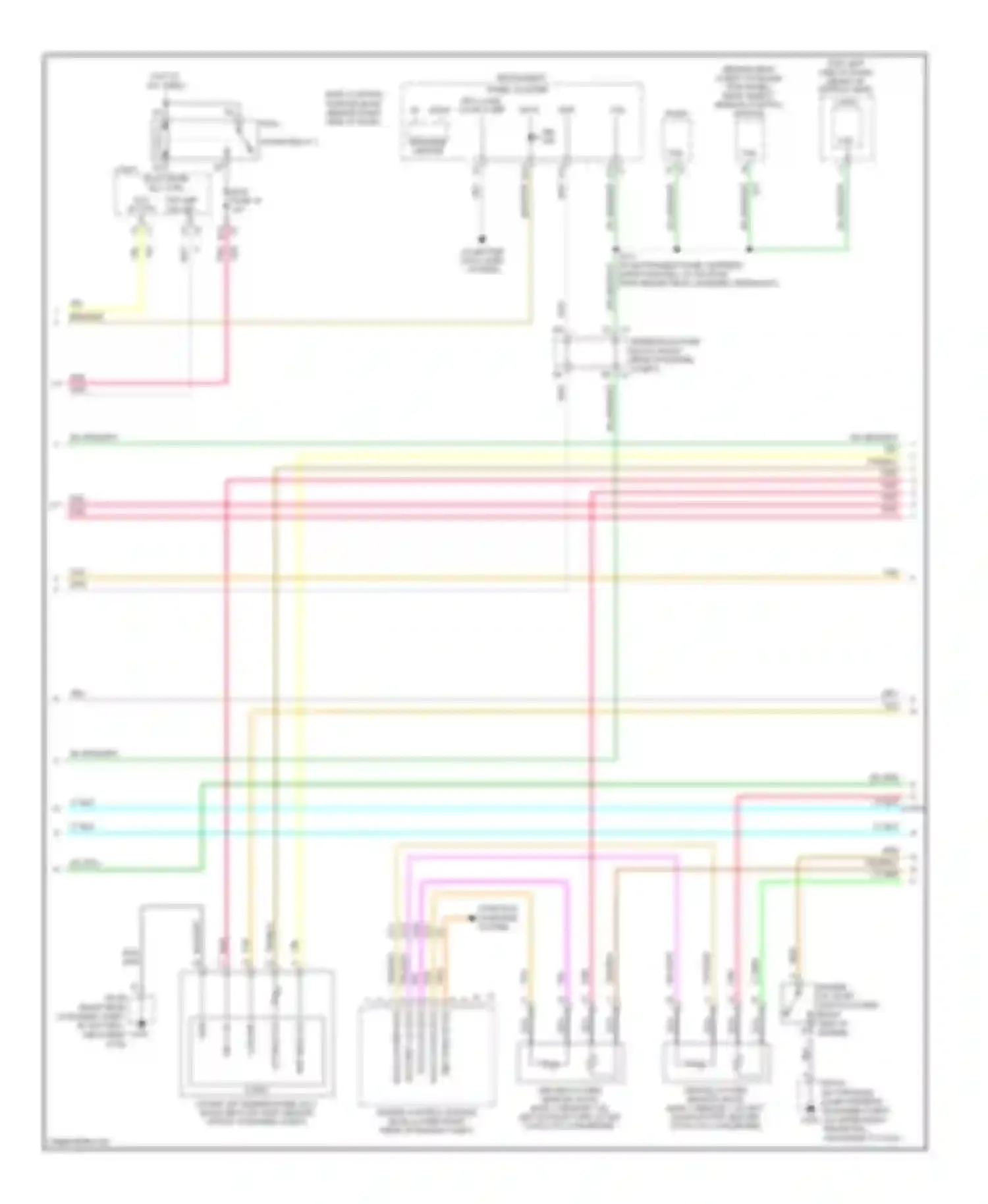 Wiring diagram starting/ charging system for Cadillac XLR I (2003-2009) (5 of 6)