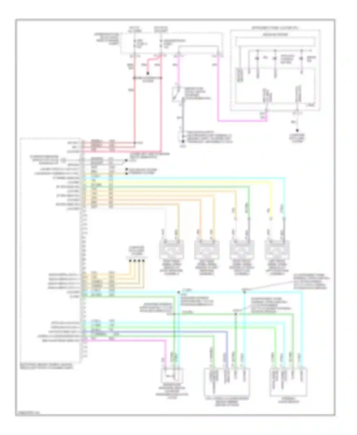 Wiring diagram strng wheel pos sig b for Cadillac XLR I (2003-2009) (1 of 1)