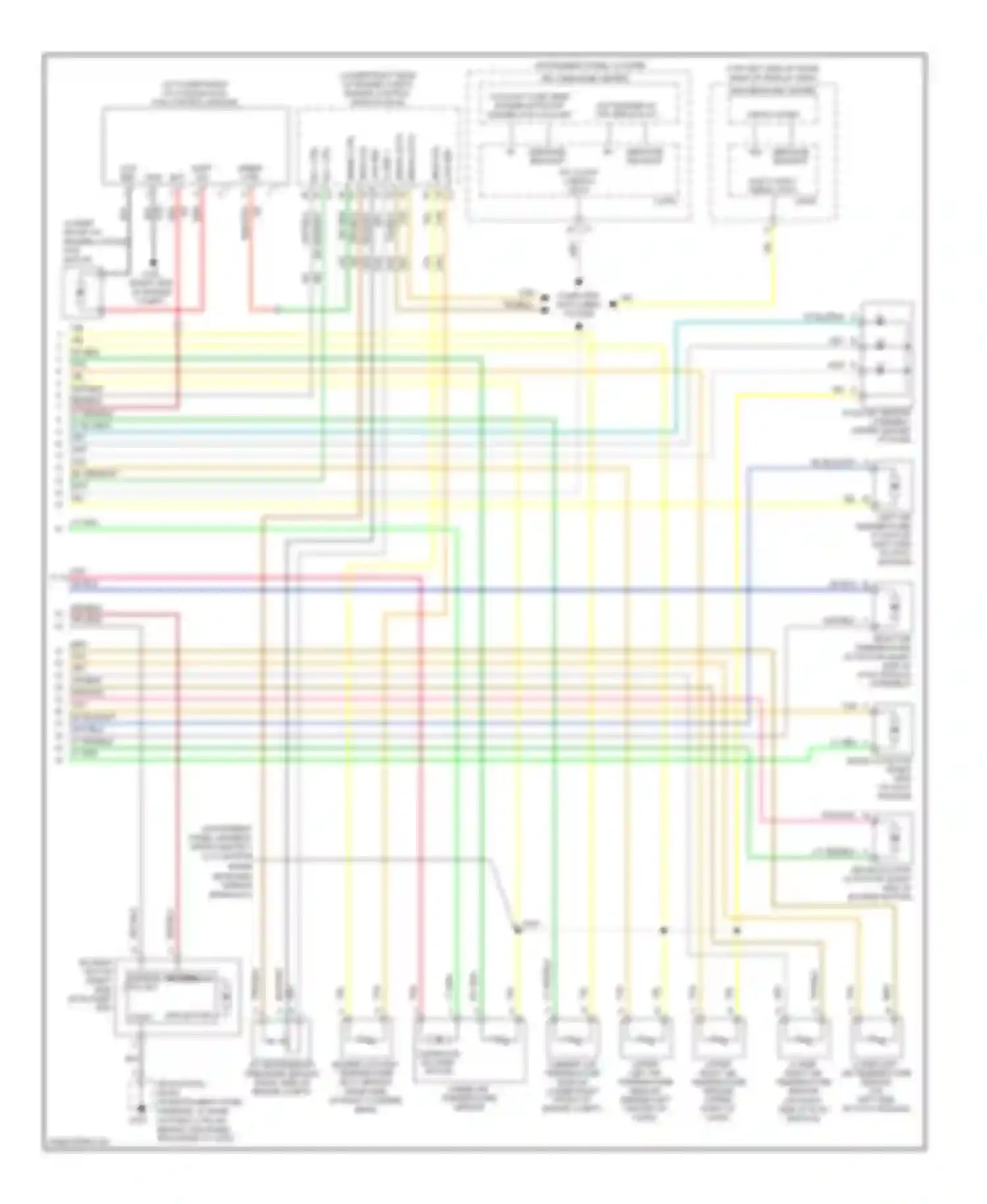 Wiring diagram tan/blk for Cadillac XLR I (2003-2009) (6 of 28)