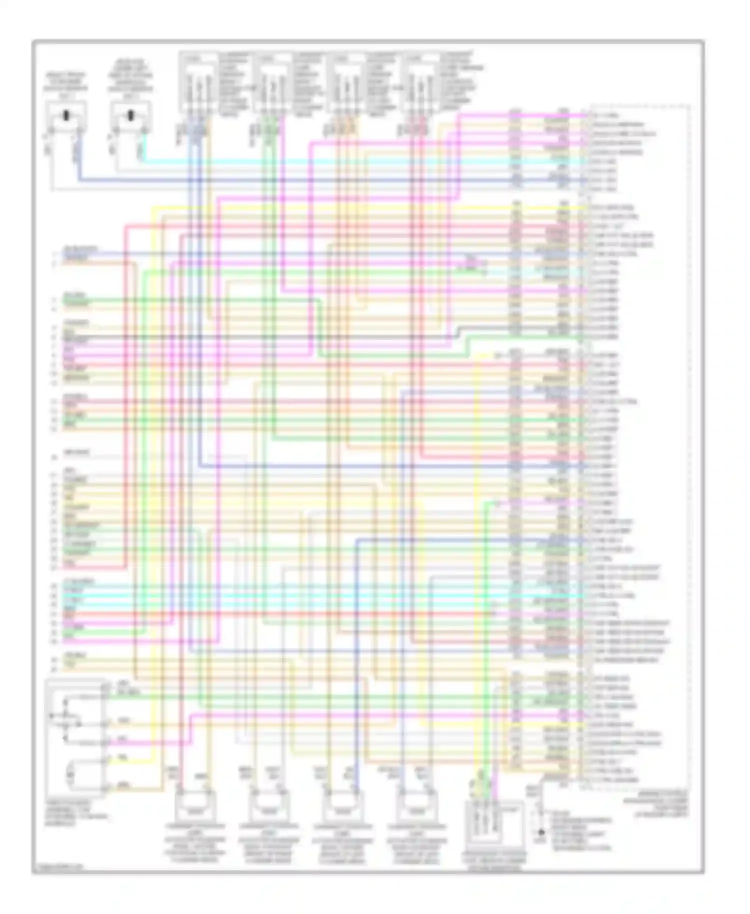 Wiring diagram tan/blk for Cadillac XLR I (2003-2009) (16 of 28)