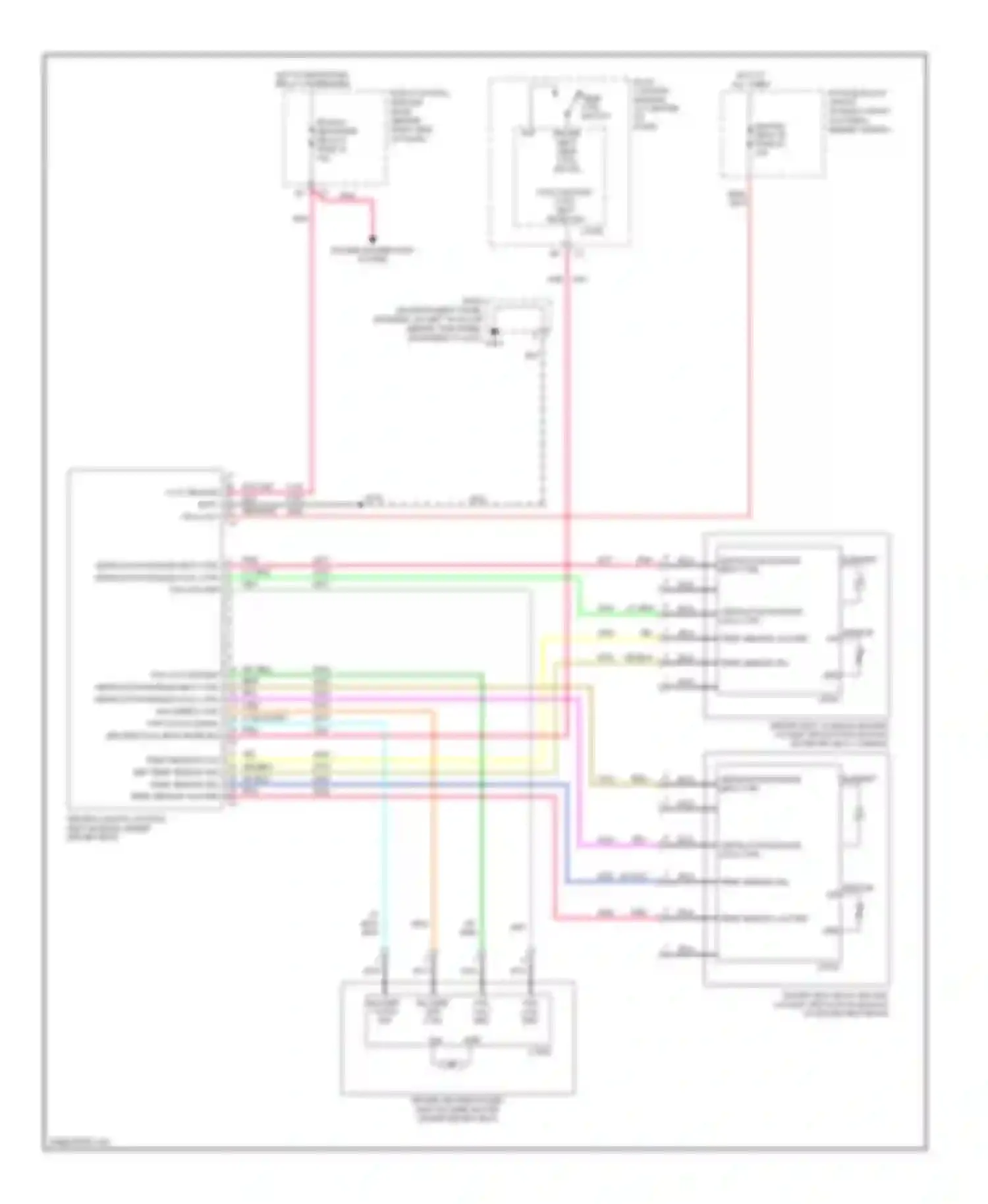 Wiring diagram ventilation module cool ctrl for Cadillac XLR I (2003-2009) (1 of 2)