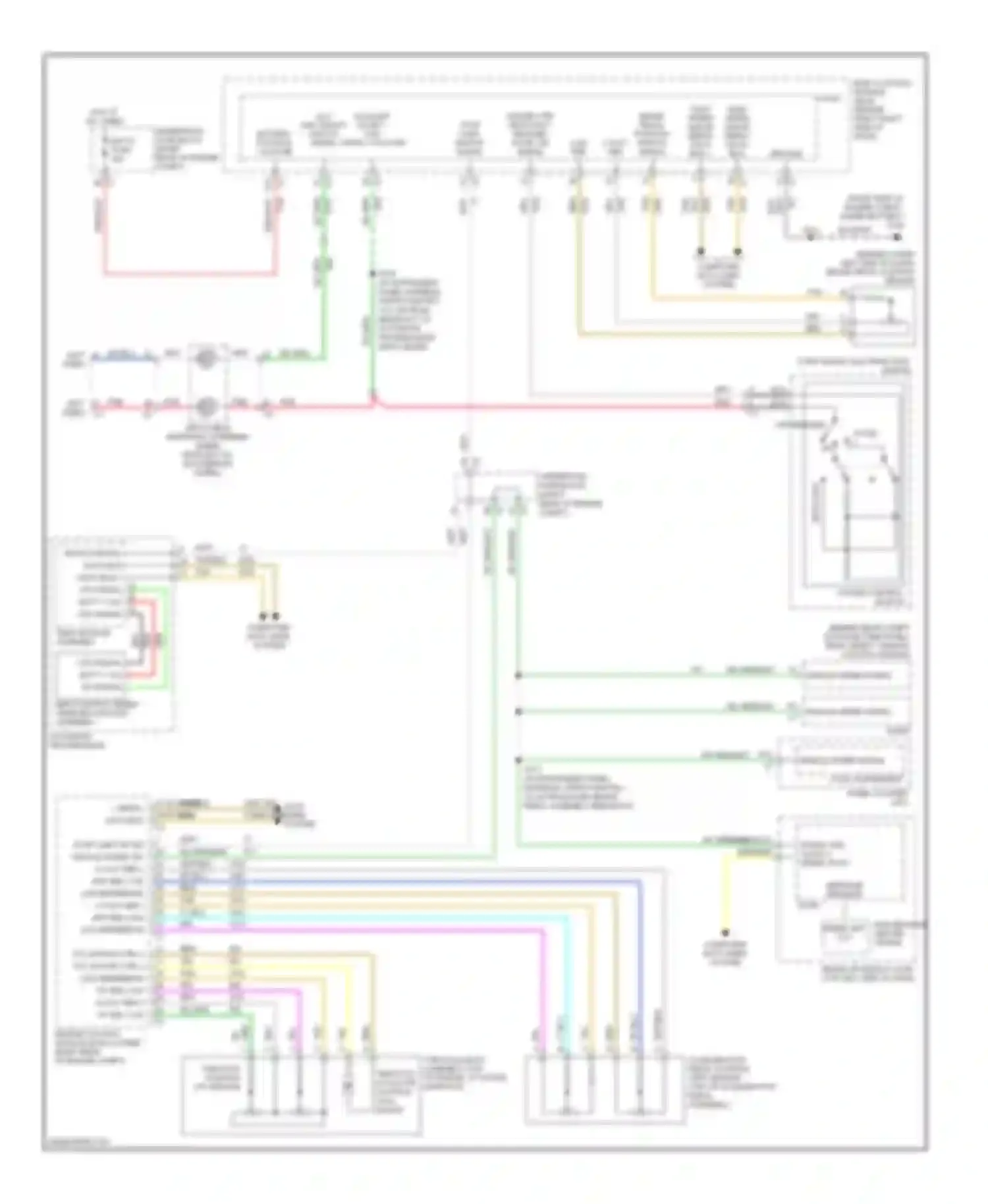 Wiring diagram yel for Cadillac XLR I (2003-2009) (1 of 49)