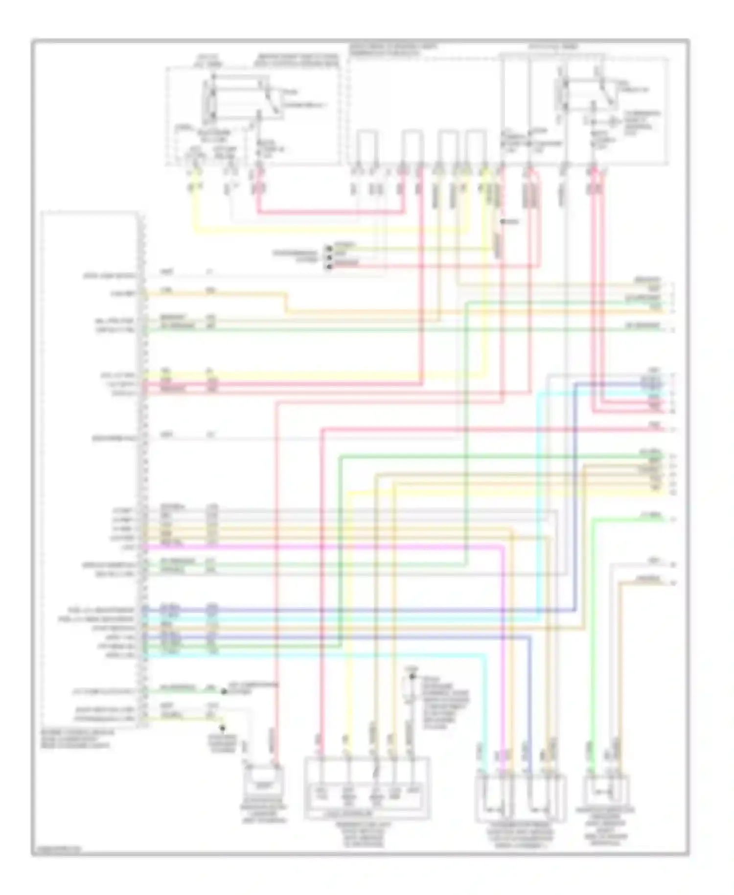 Wiring diagram yel for Cadillac XLR I (2003-2009) (11 of 49)