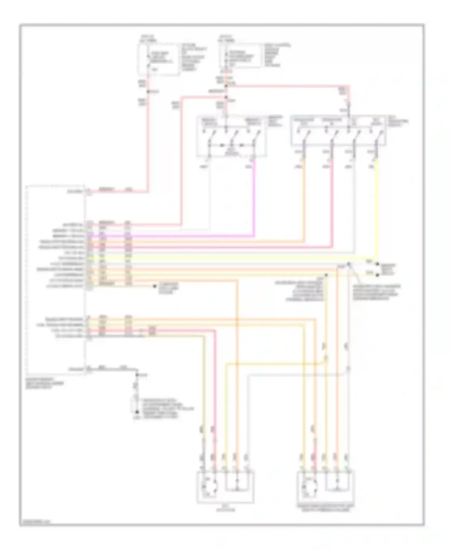 Wiring diagram yel for Cadillac XLR I (2003-2009) (40 of 49)