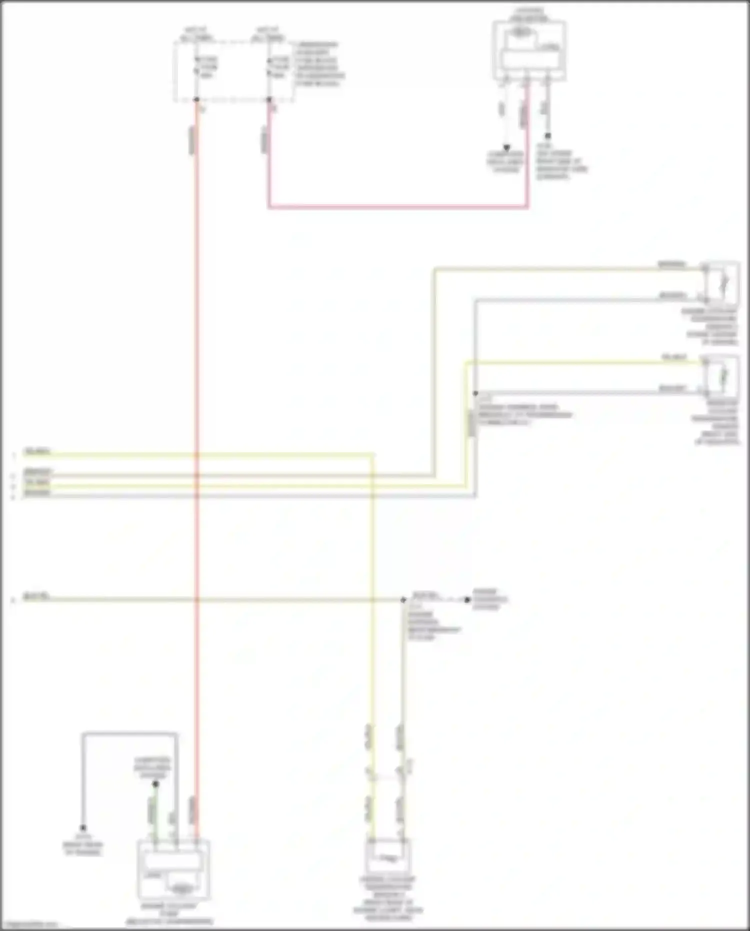 XT4 Cadillac I (2018-2023): Cooling fan circuit (2 of 2)