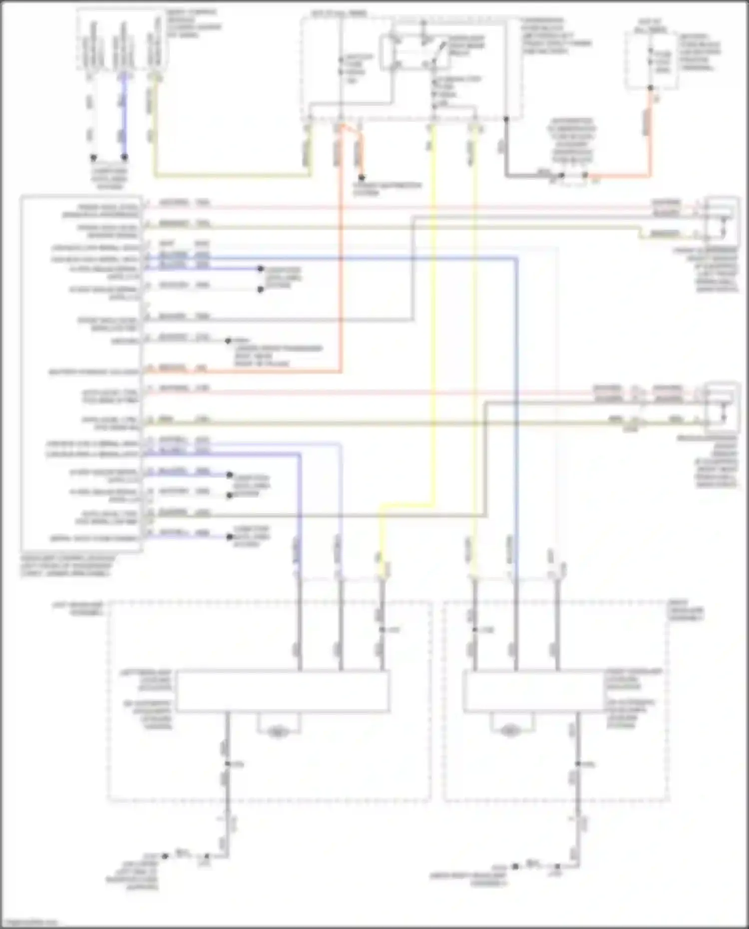 XT4 Cadillac I (2018-2023): Adaptive front lighting circuit