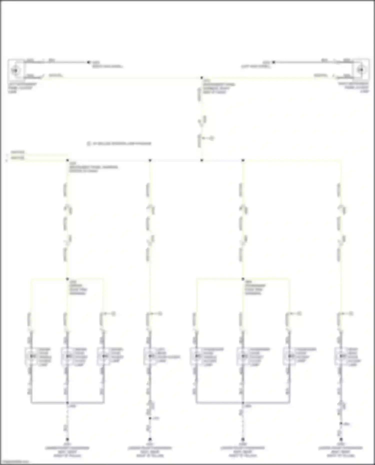 XT4 Cadillac I (2018-2023): Courtesy lamps circuit (4 of 4)