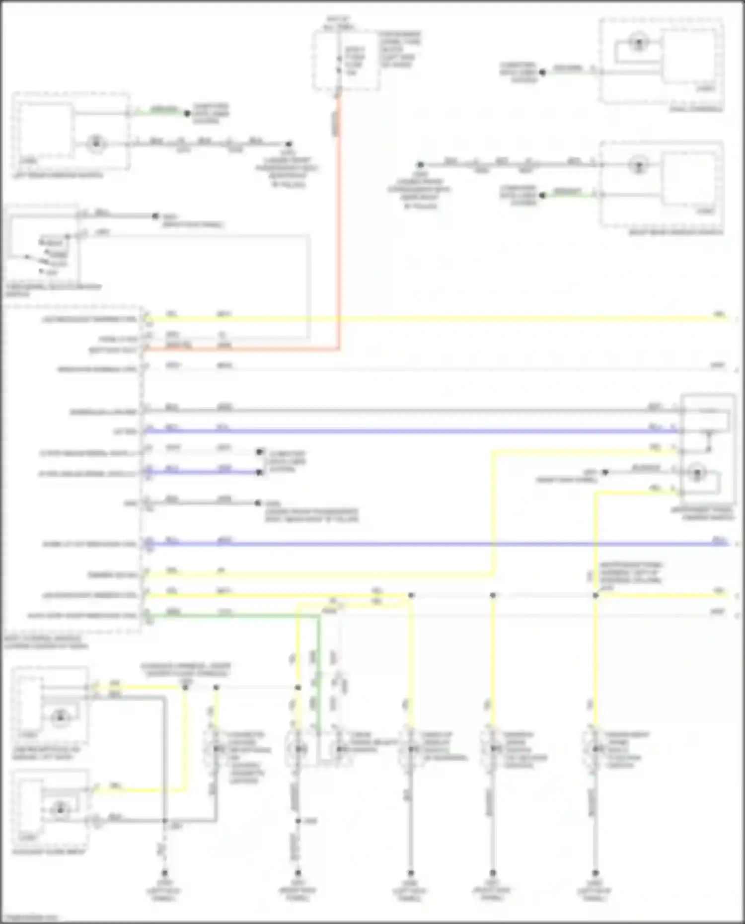 XT4 Cadillac I (2018-2023): Instrument illumination circuit (1 of 3)