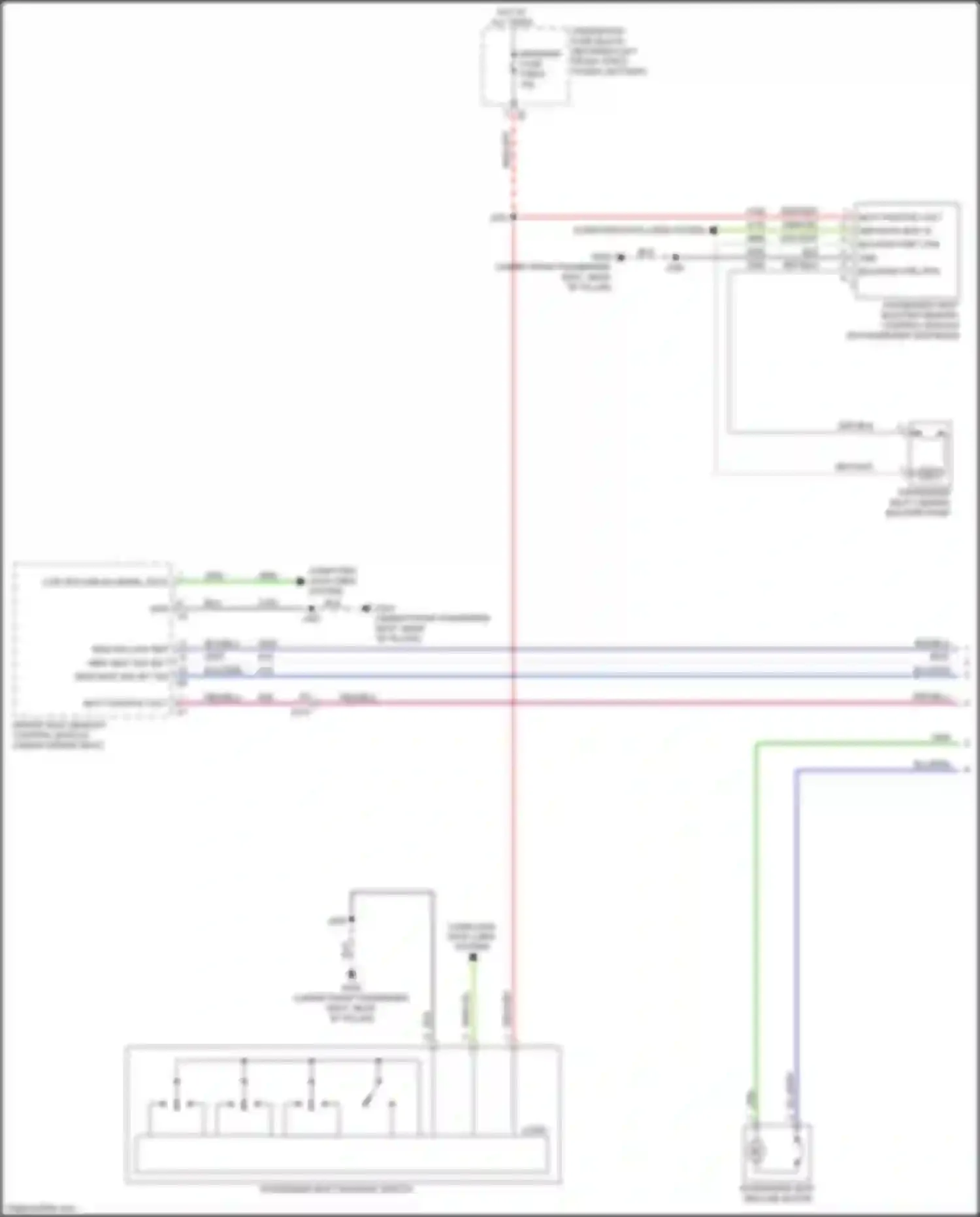 XT4 Cadillac I (2018-2023): Passenger"s memory seat circuit (1 of 2)