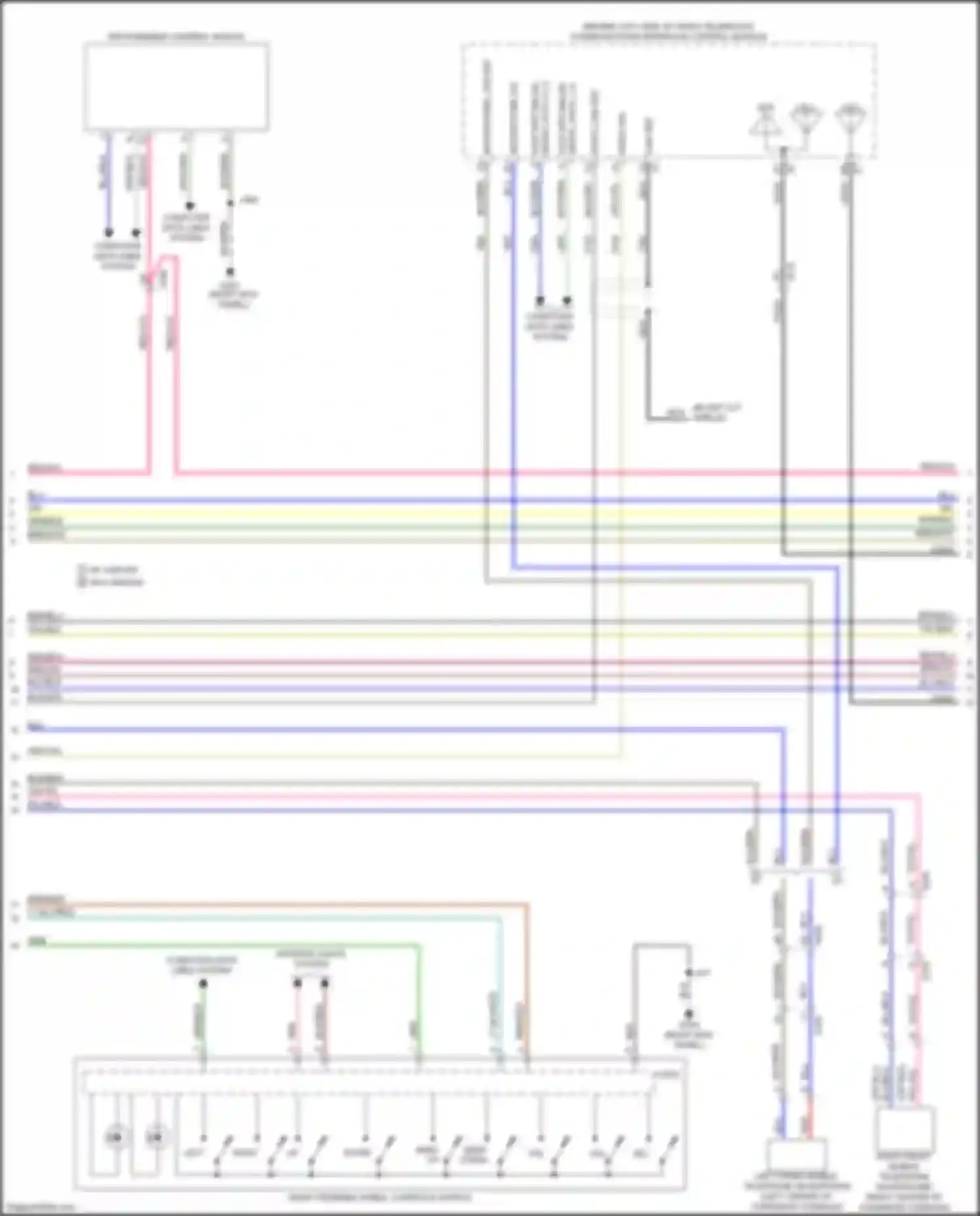 XT4 Cadillac I (2018-2023): Navigation circuit, w/o surround amplifier (2 of 5)