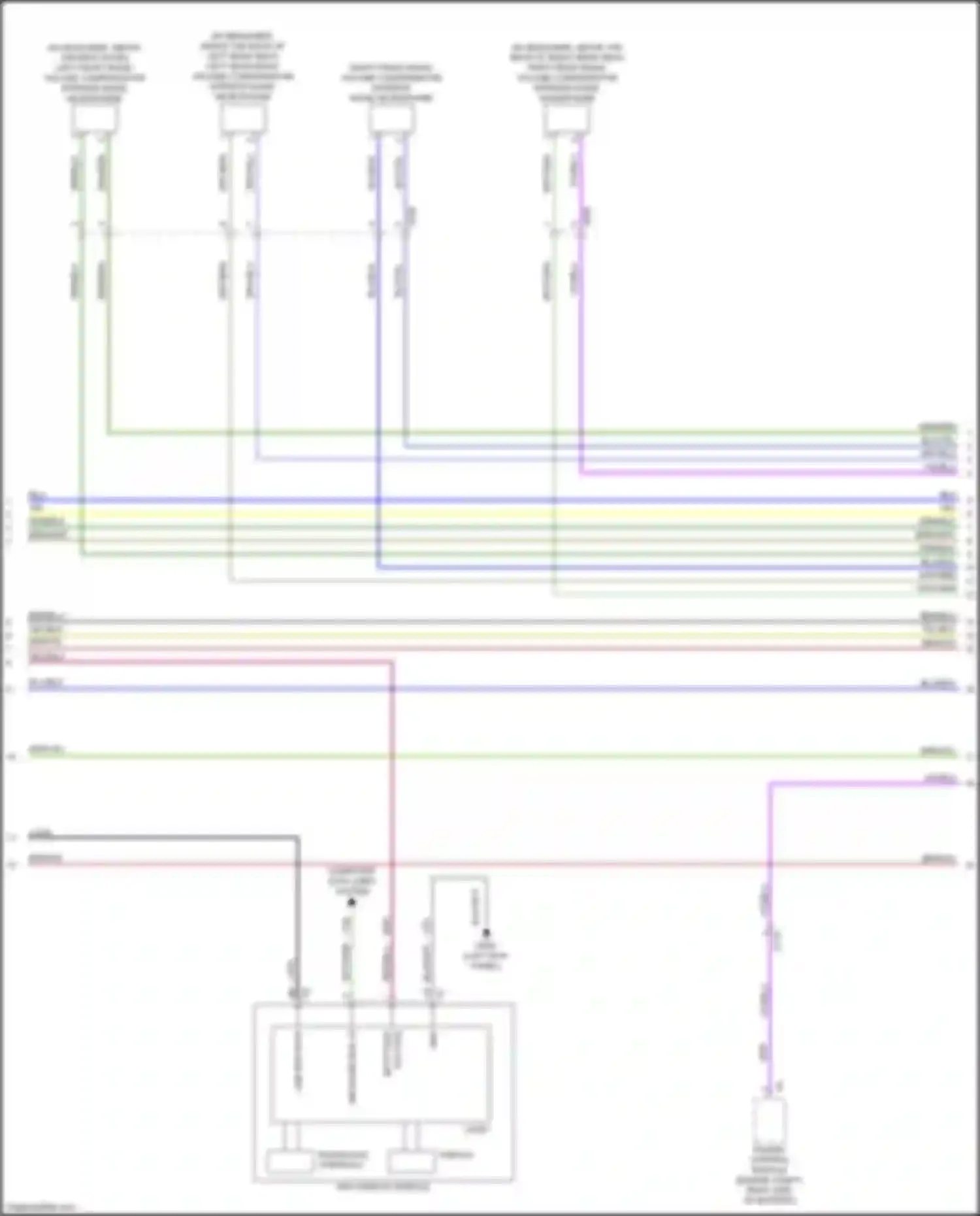 XT4 Cadillac I (2018-2023): Navigation circuit, w/o surround amplifier (4 of 5)