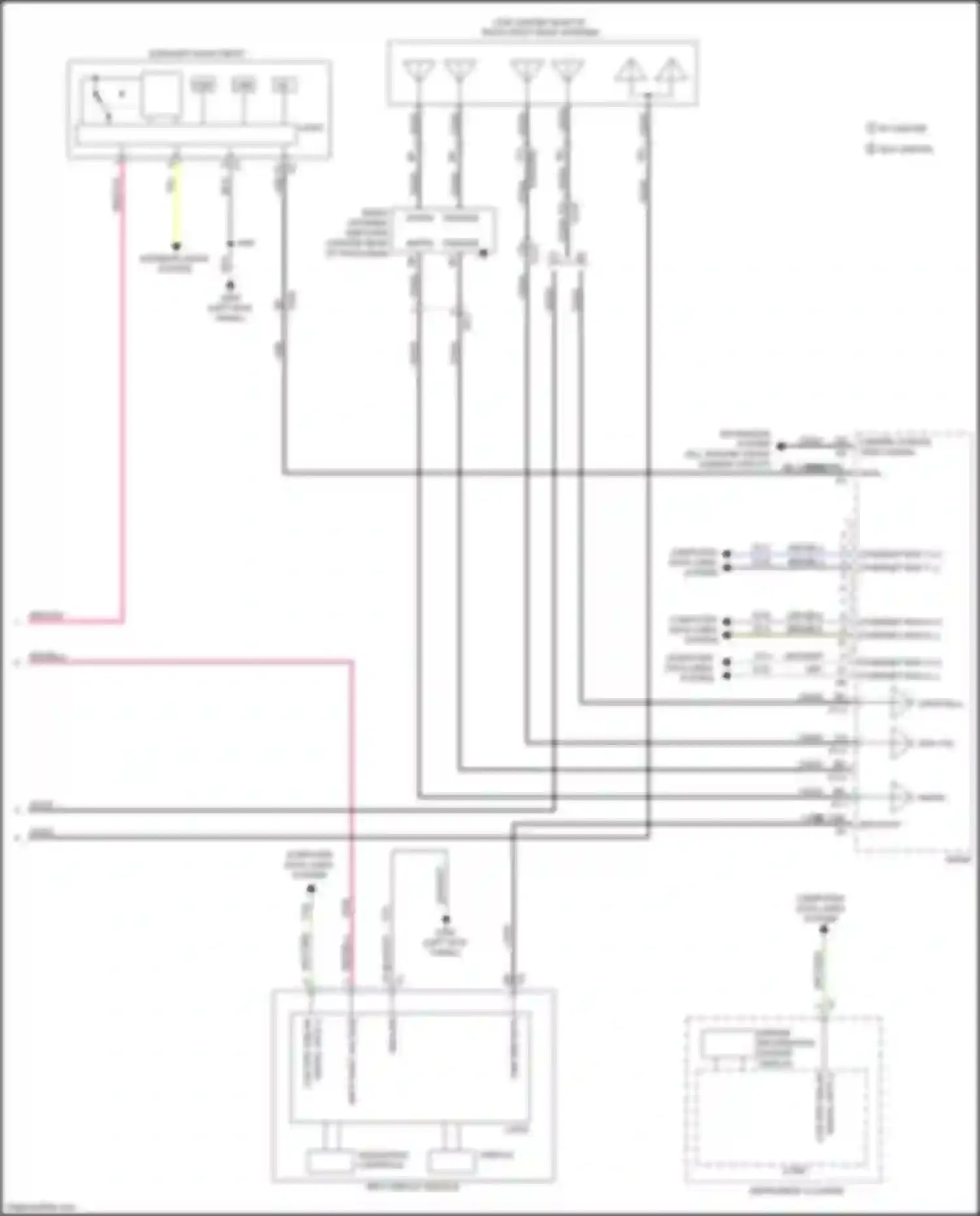 XT4 Cadillac I (2018-2023): Navigation circuit, w/ surround amplifier (3 of 5)