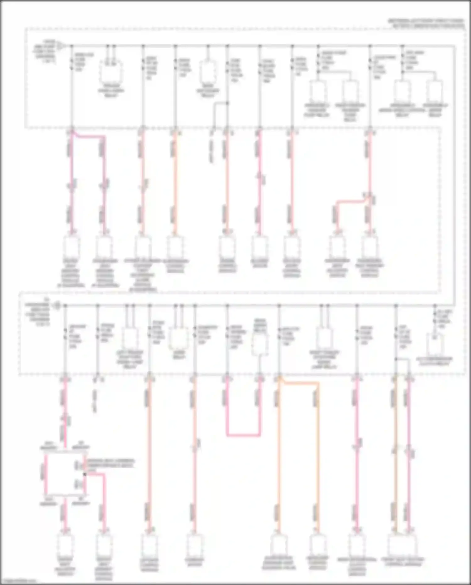 XT4 Cadillac I (2018-2023): Power distribution circuit (2 of 7)