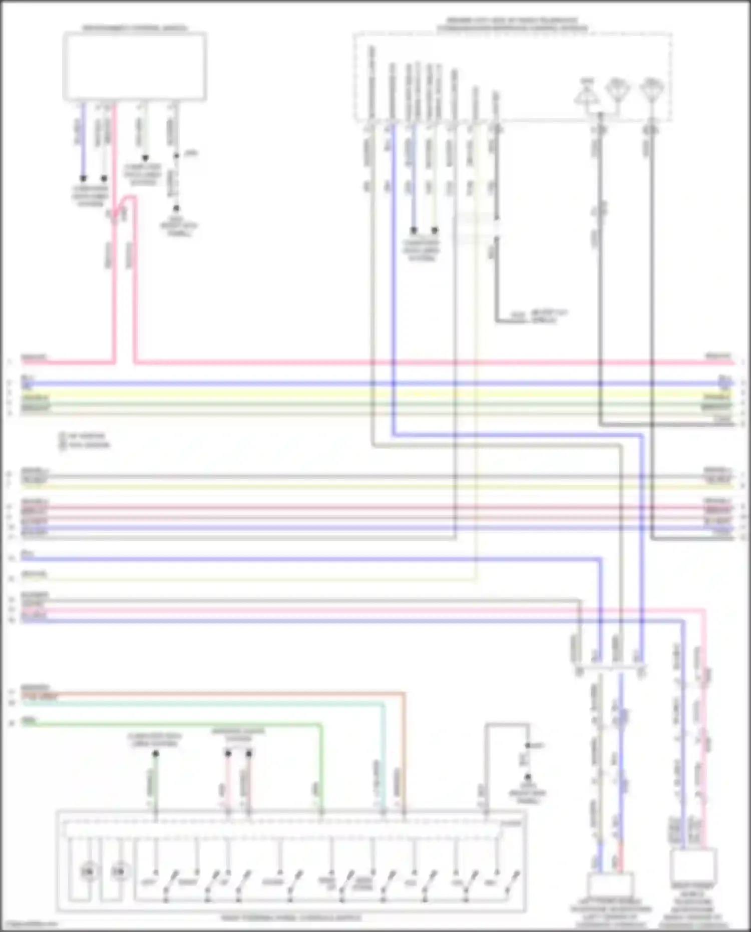 XT4 Cadillac I (2018-2023): Radio circuit, w/o surround amplifier (2 of 5)