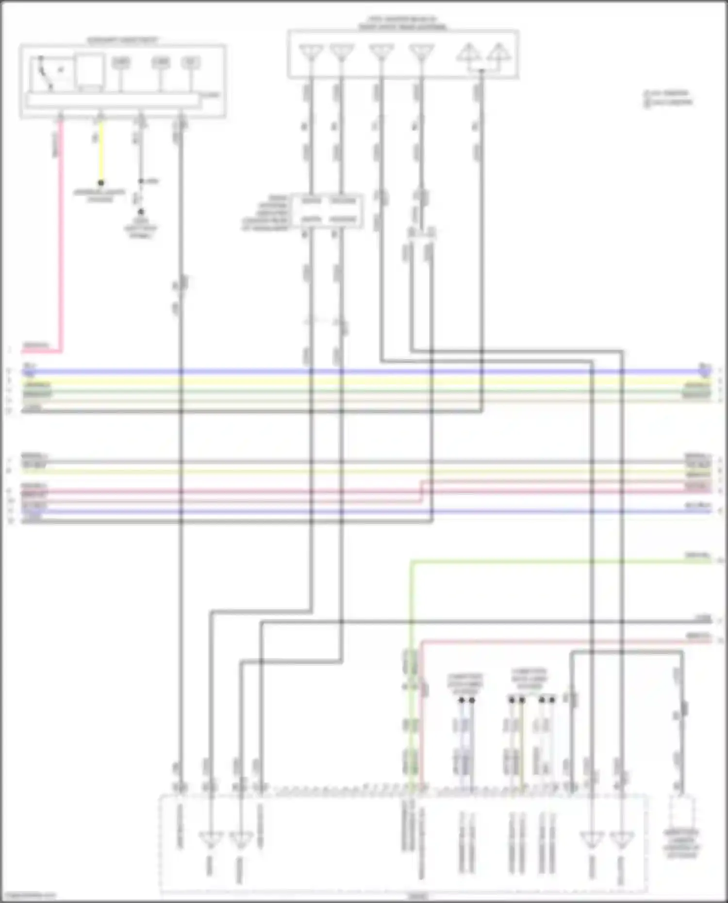 XT4 Cadillac I (2018-2023): Radio circuit, w/o surround amplifier (3 of 5)