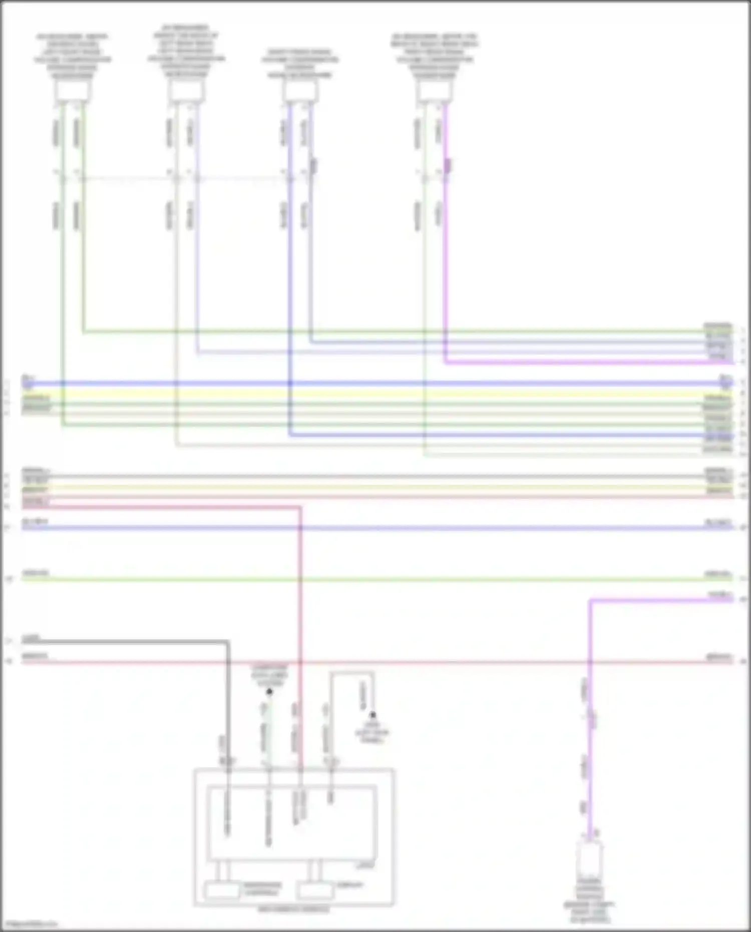 XT4 Cadillac I (2018-2023): Radio circuit, w/o surround amplifier (4 of 5)
