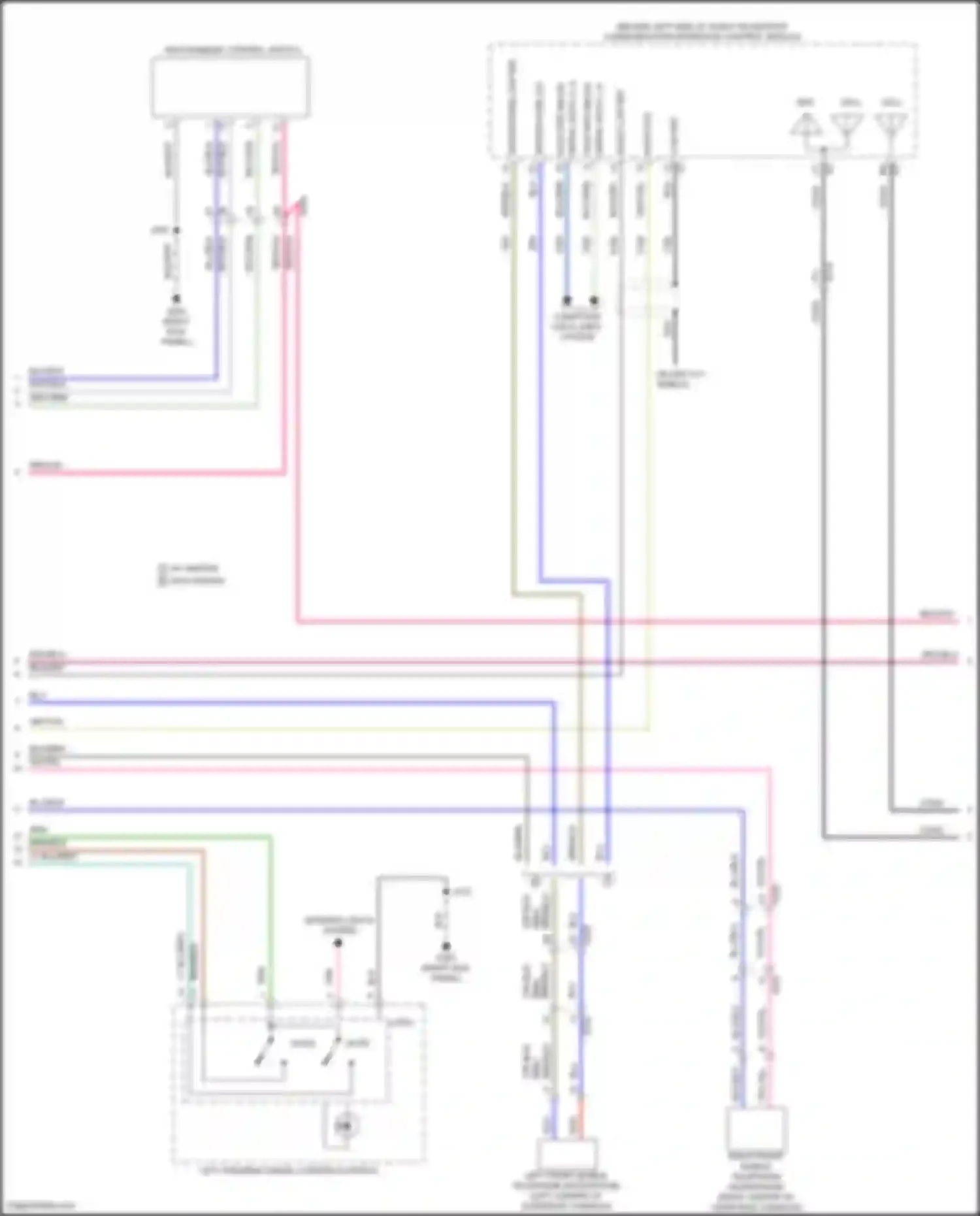 XT4 Cadillac I (2018-2023): Radio circuit, w/ surround amplifier (2 of 5)