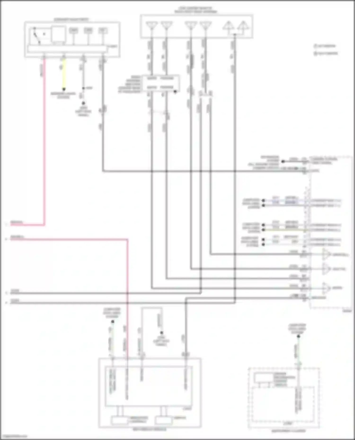 XT4 Cadillac I (2018-2023): Radio circuit, w/ surround amplifier (3 of 5)