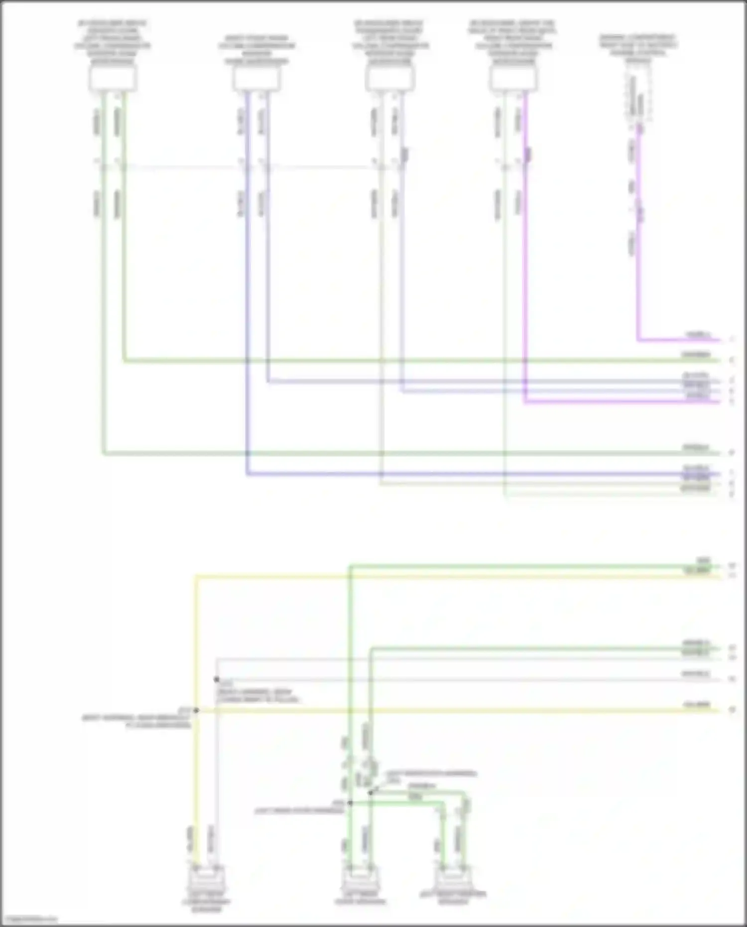 XT4 Cadillac I (2018-2023): Radio circuit, w/ surround amplifier (4 of 5)