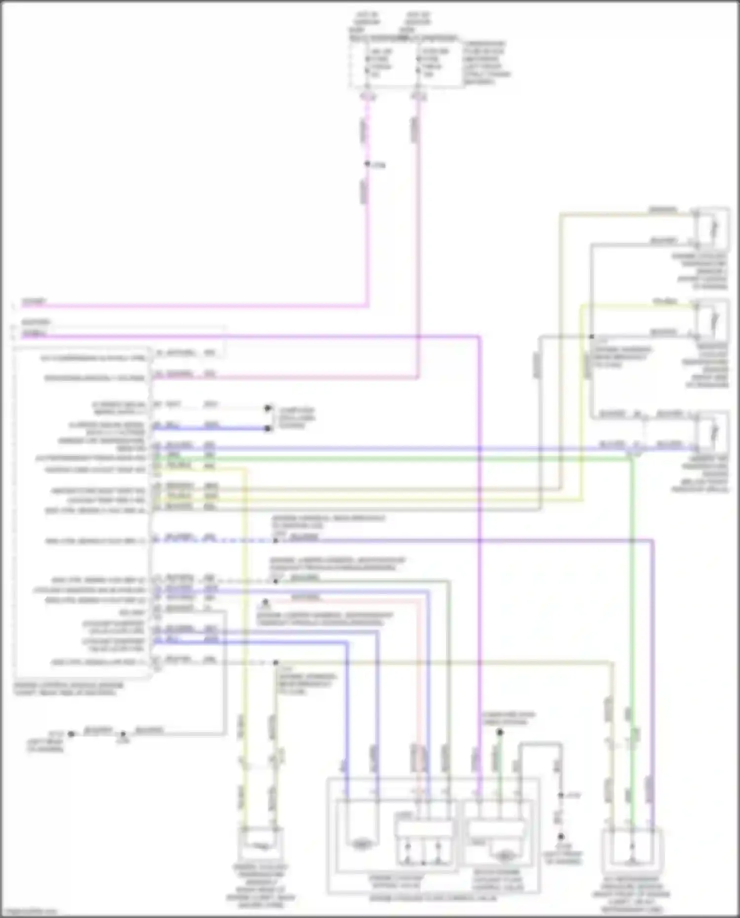 Wiring diagram a/c refrigerant press sens sig for Cadillac XT4 I (2018-2023) (1 of 2)