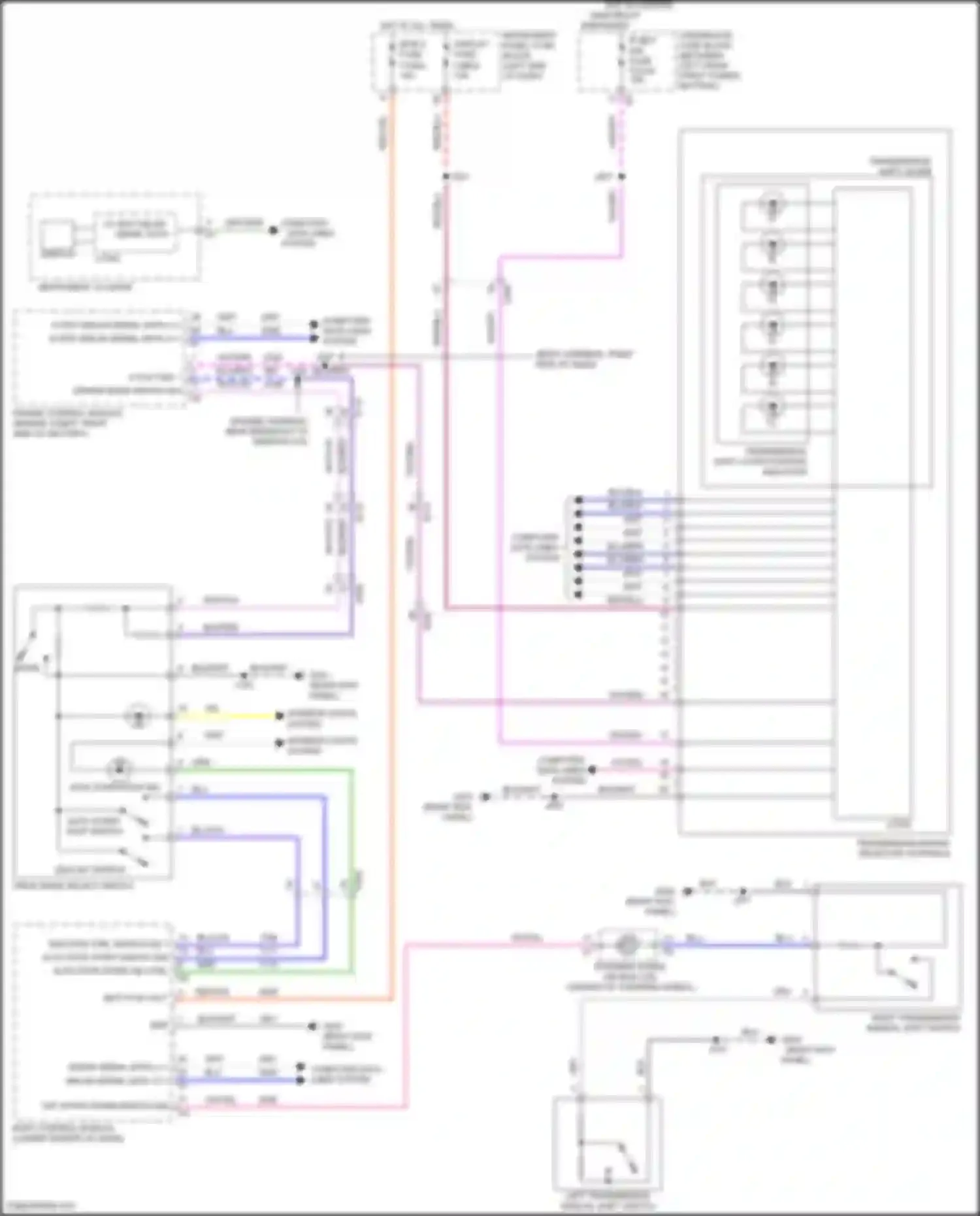Wiring diagram auto stop start ind ctrl for Cadillac XT4 I (2018-2023) (1 of 2)