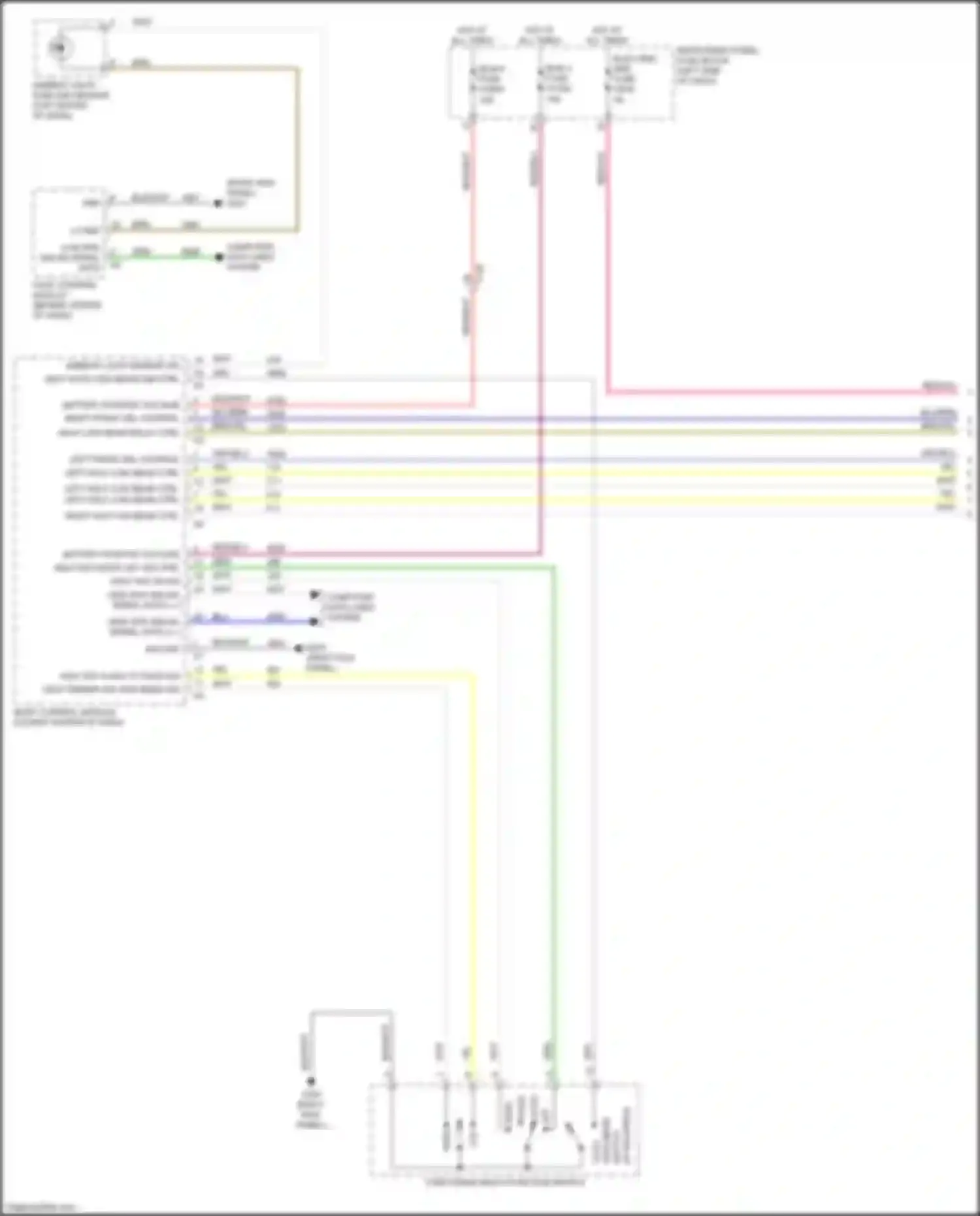 Wiring diagram battery positive voltage for Cadillac XT4 I (2018-2023) (5 of 12)