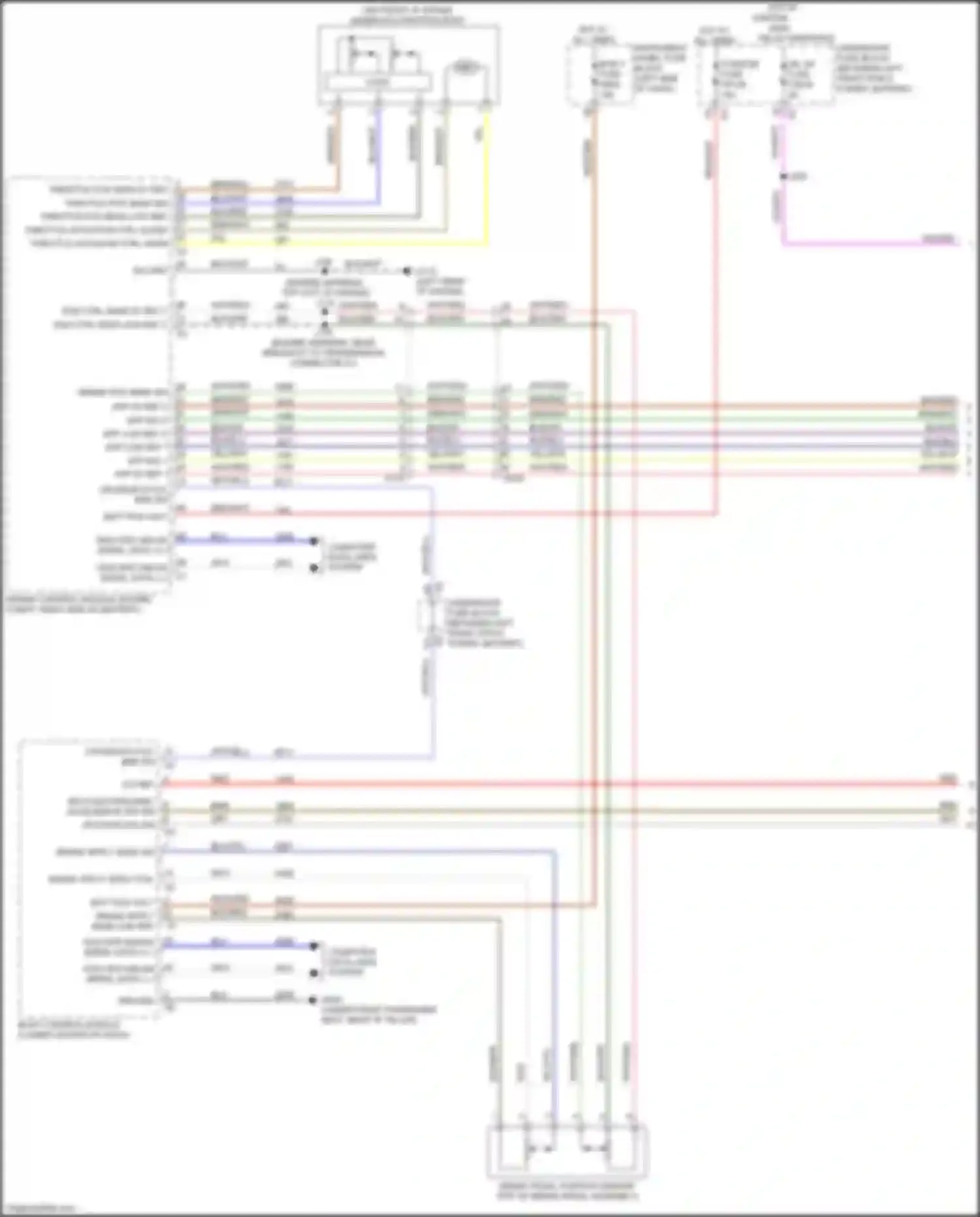 Wiring diagram blk/blu for Cadillac XT4 I (2018-2023) (1 of 23)
