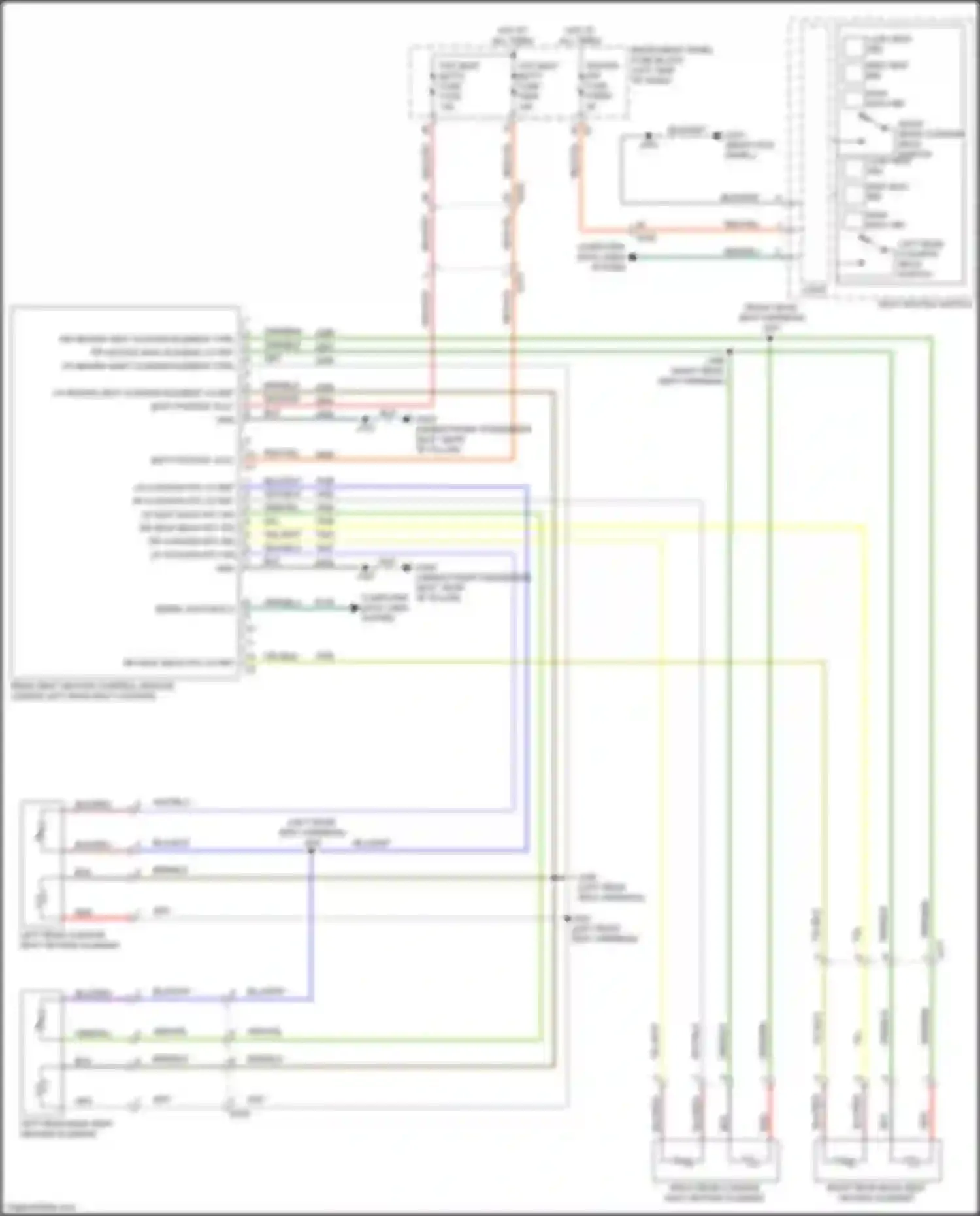 Wiring diagram blk/wht for Cadillac XT4 I (2018-2023) (50 of 57)